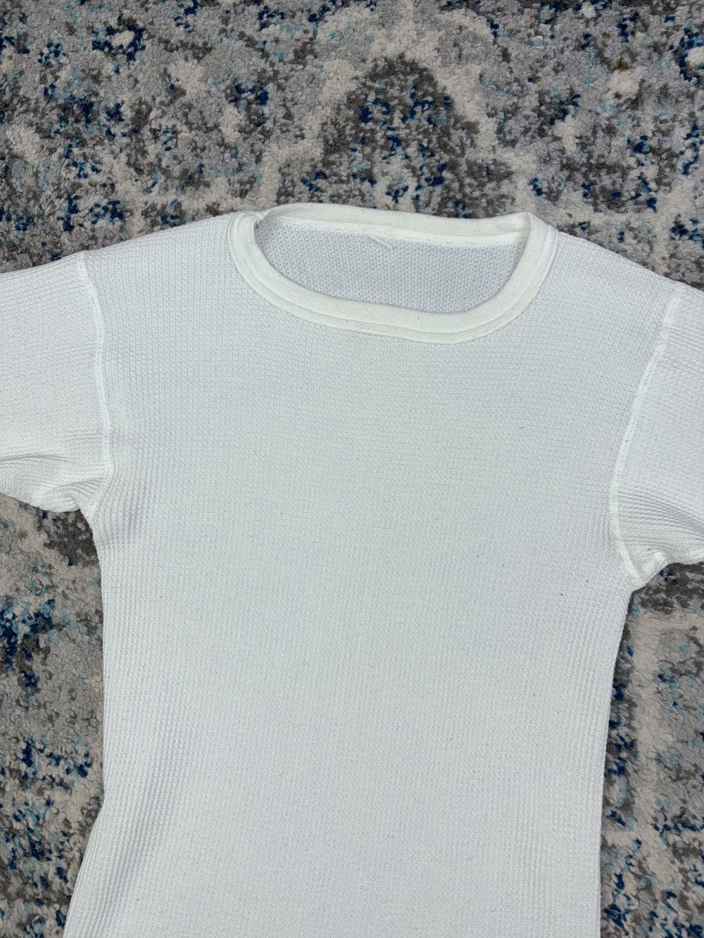 Vintage 1990s Blank Long Sleeve Thermal T-Shirt Size Small
