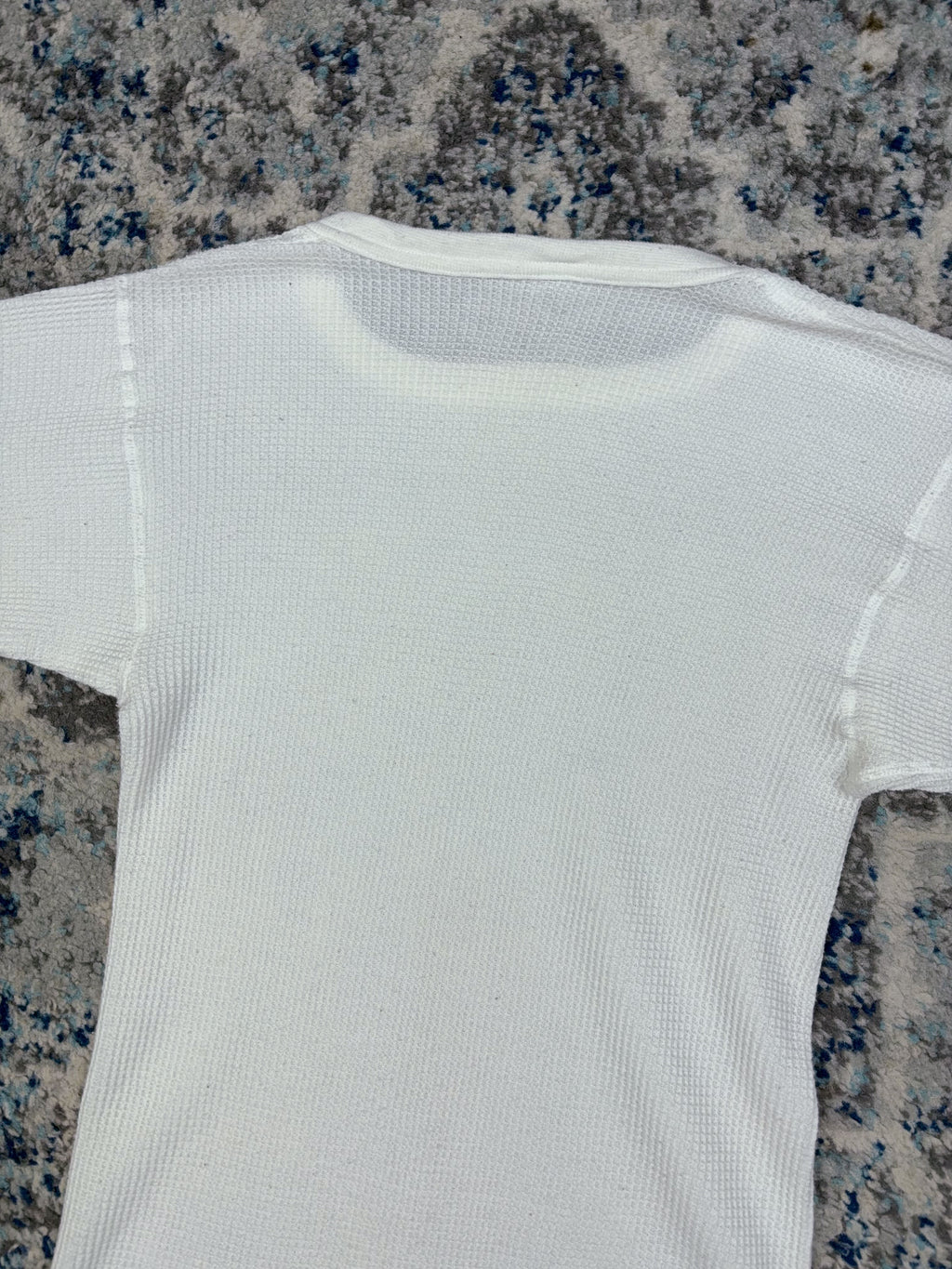Vintage 1990s Blank Long Sleeve Thermal T-Shirt Size Small