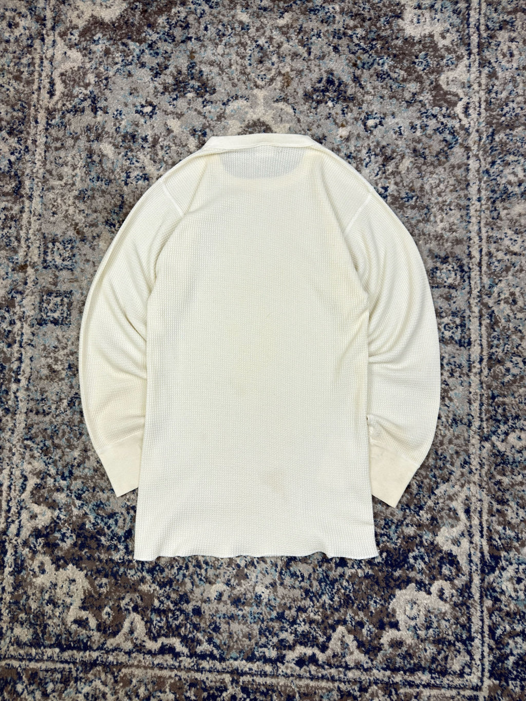 Vintage 1970s Target Long Sleeve Blank Thermal T-Shirt Size XL