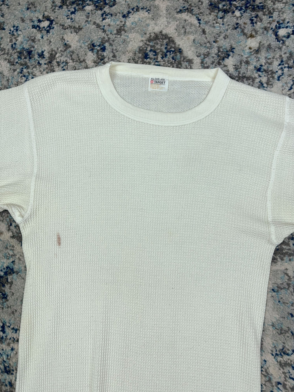 Vintage 1970s Target Long Sleeve Blank Thermal T-Shirt Size XL