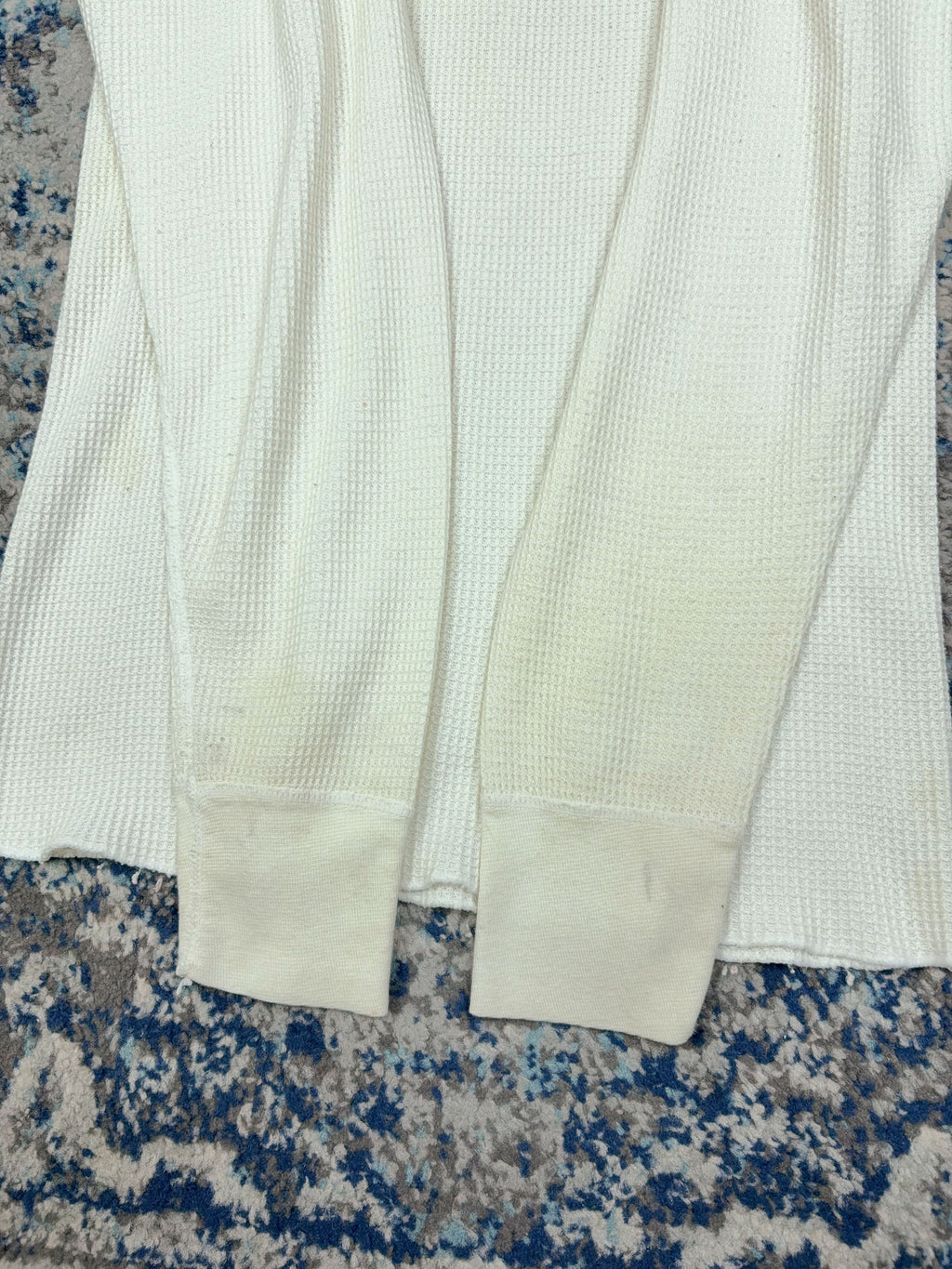 Vintage 1970s Target Long Sleeve Blank Thermal T-Shirt Size XL