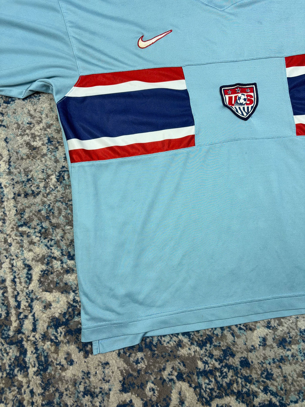 Vintage 1996 Nike USMNT Away Soccer Jersey Size XL