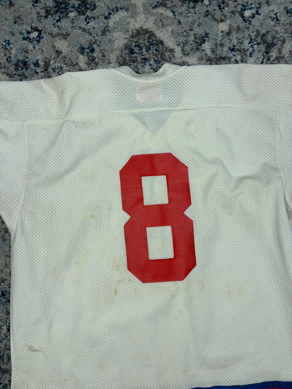 Vintage 60s Central Spellout Wilson Long Sleeve Hockey Jersey Size Large