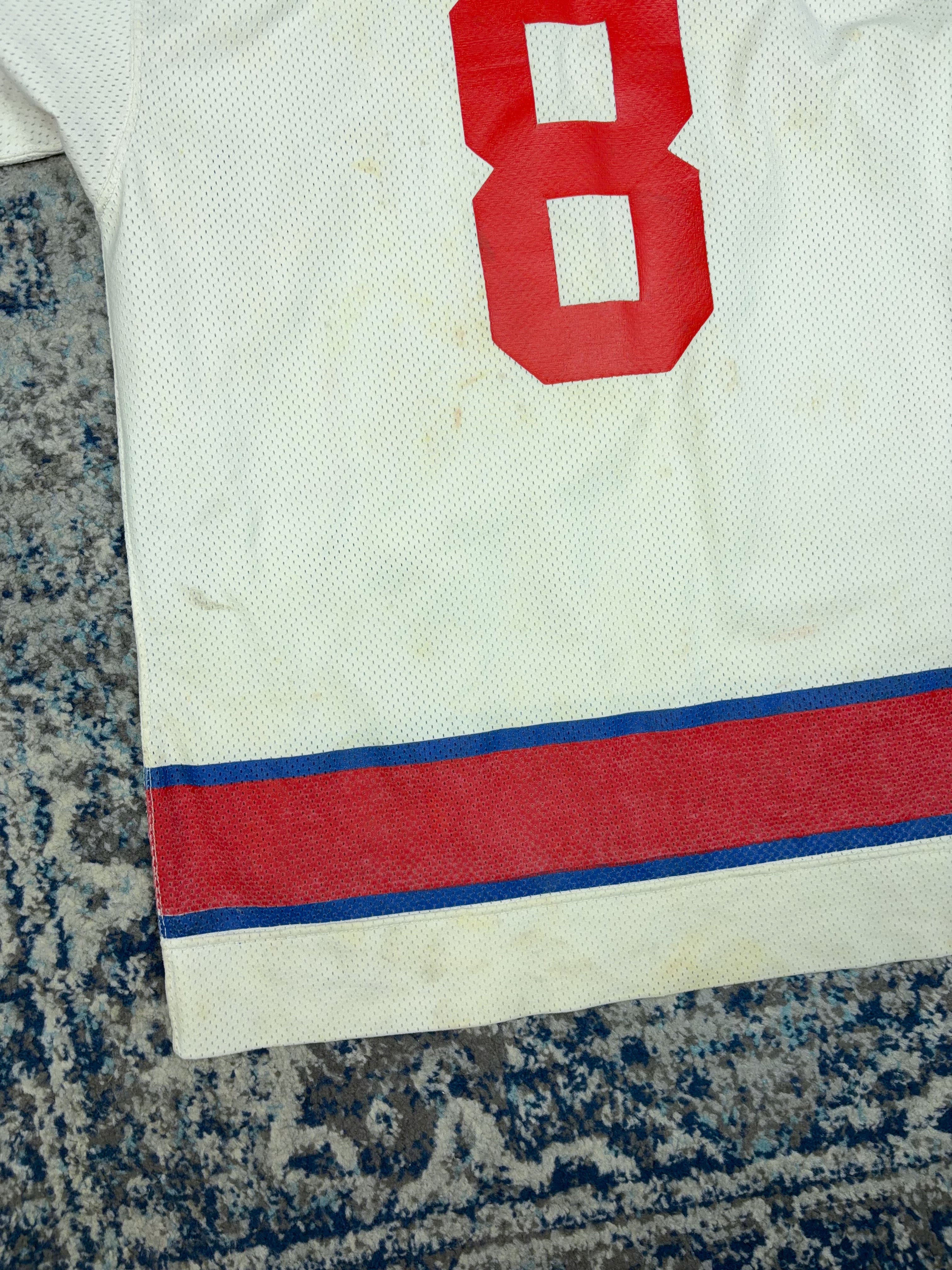 Vintage 60s Central Spellout Wilson Long Sleeve Hockey Jersey Size Large