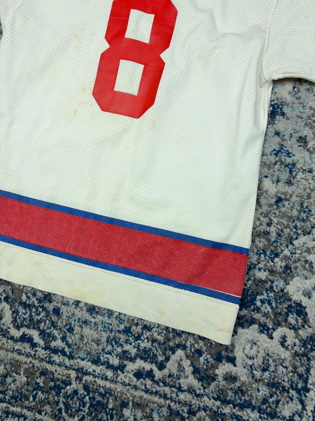 Vintage 60s Central Spellout Wilson Long Sleeve Hockey Jersey Size Large