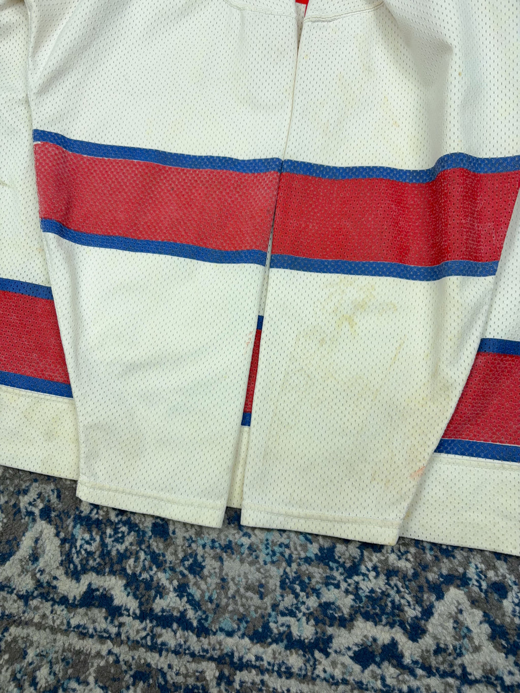 Vintage 60s Central Spellout Wilson Long Sleeve Hockey Jersey Size Large