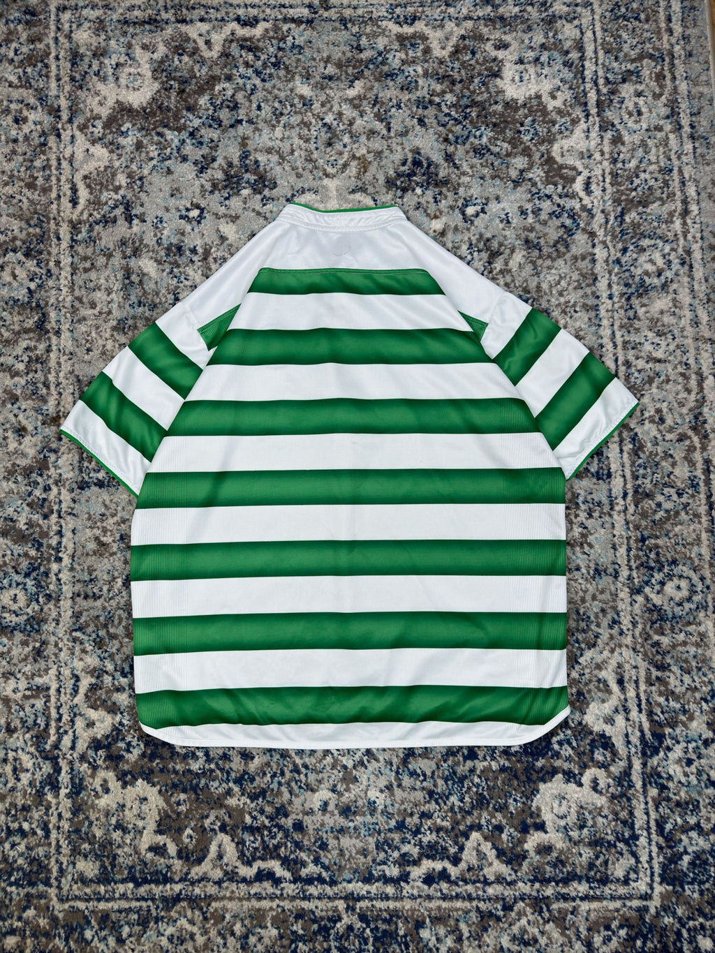 Vintage 03-04 Celtic F.C. Umbro Home Soccer Jersey Size XL