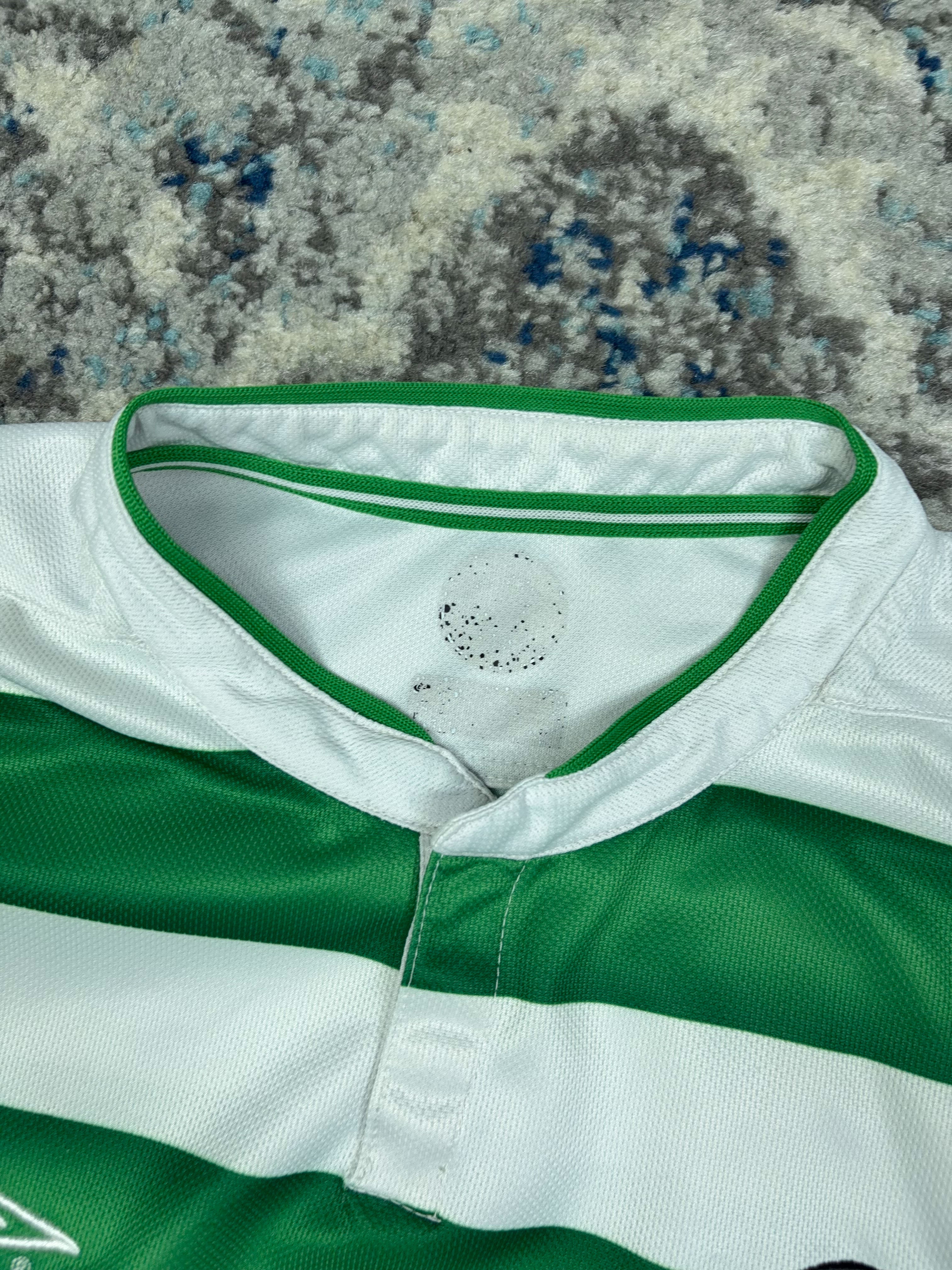 Vintage 03-04 Celtic F.C. Umbro Home Soccer Jersey Size XL