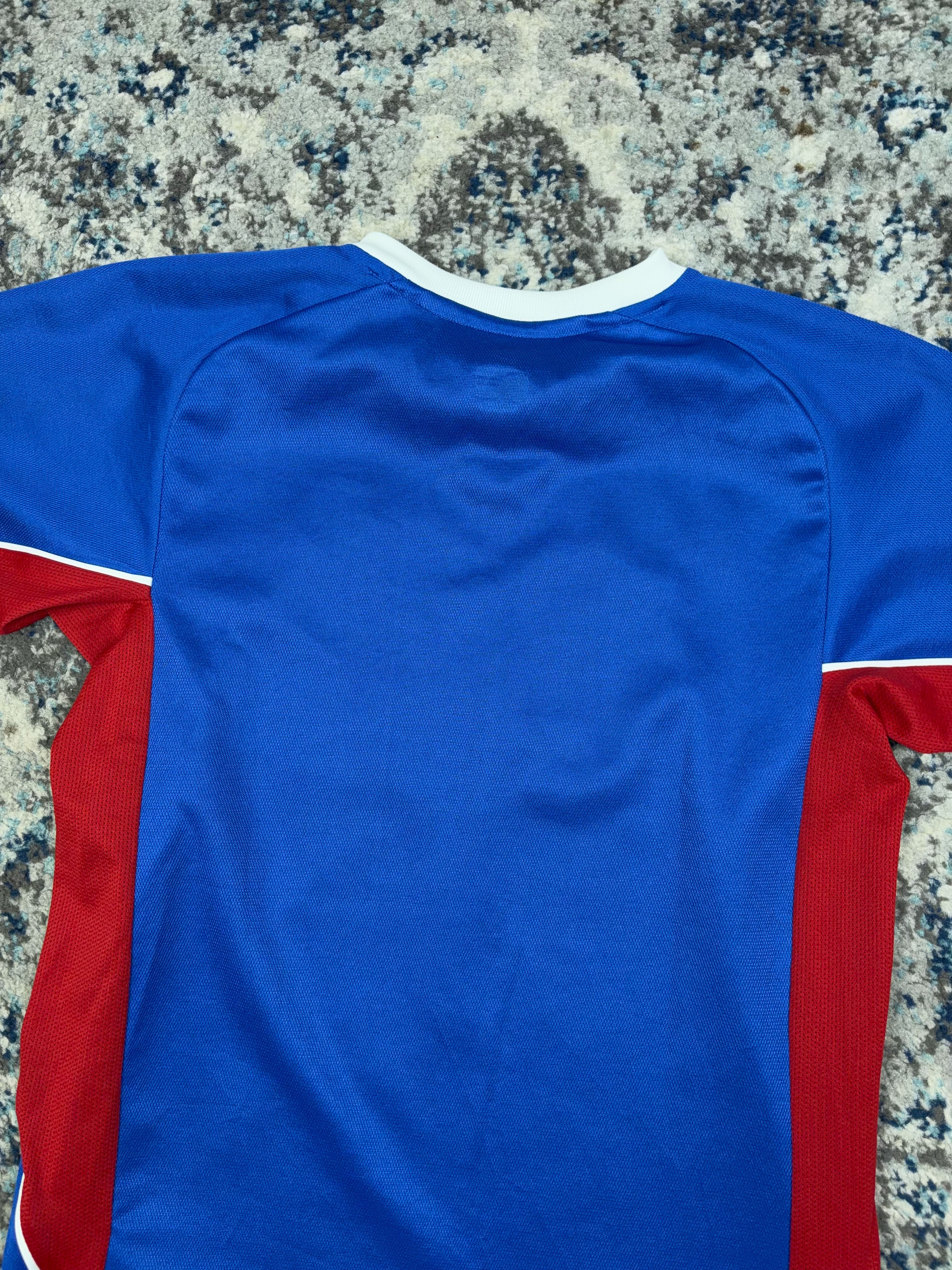 Vintage 01-02 Glascow Rangers Nike Home Soccer Jersey Size XL YOUTH