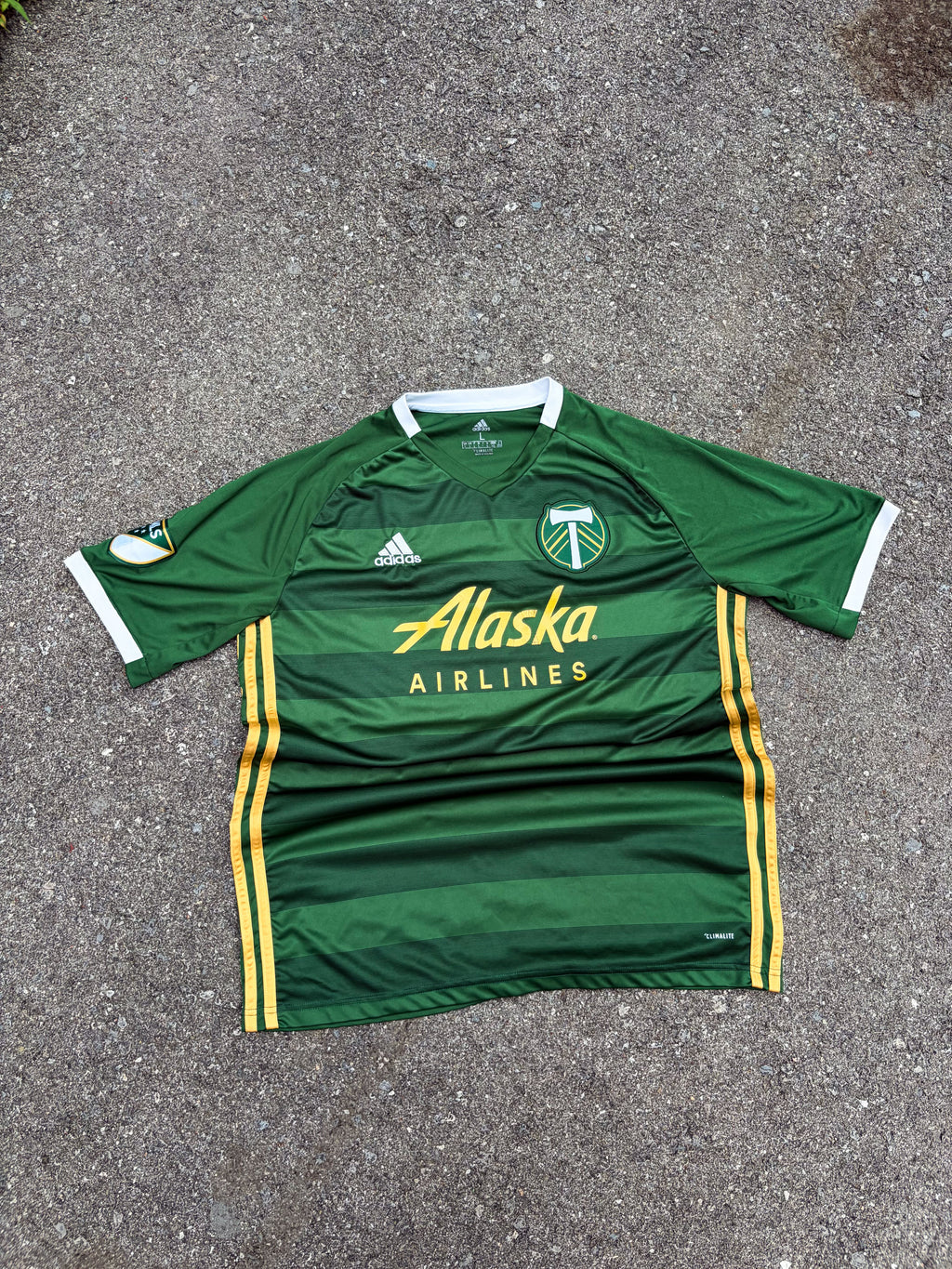 Vintage Portland Timbers Adidas Home Soccer Jersey Size Large