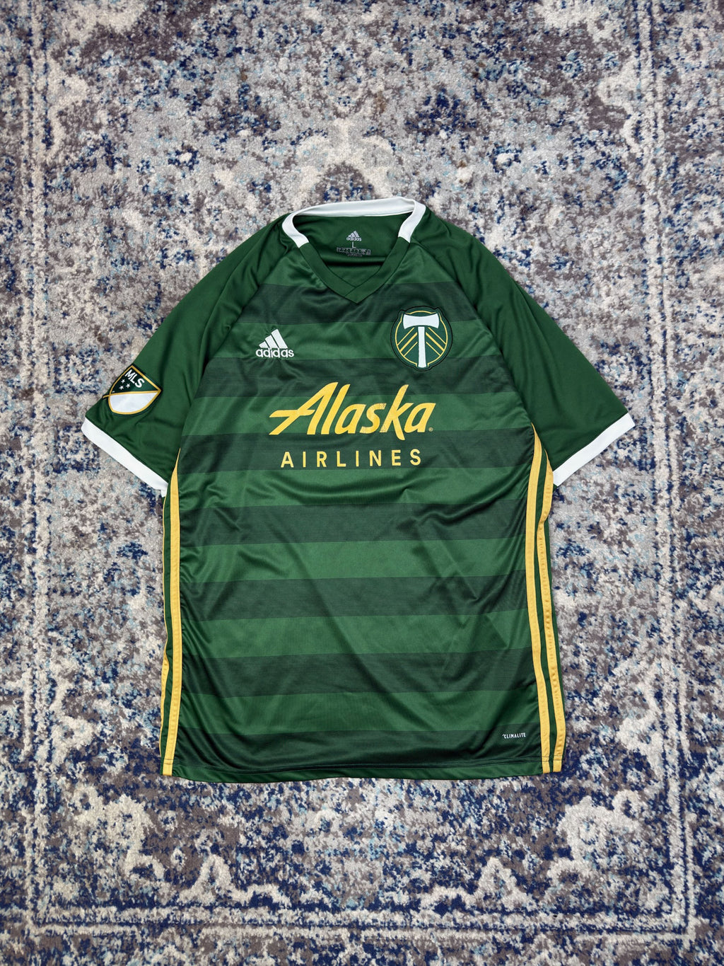 Vintage Portland Timbers Adidas Home Soccer Jersey Size Large