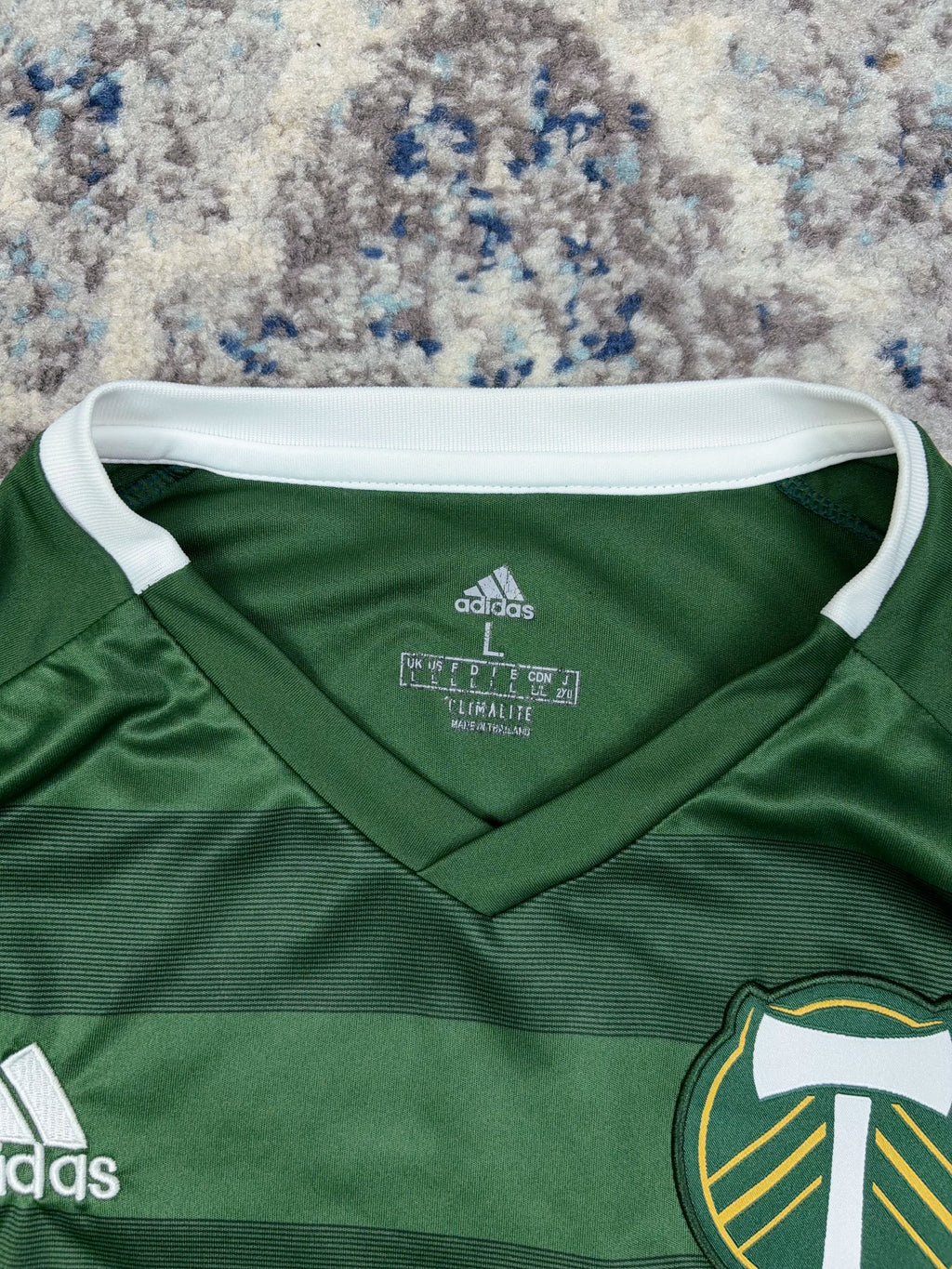 Vintage Portland Timbers Adidas Home Soccer Jersey Size Large