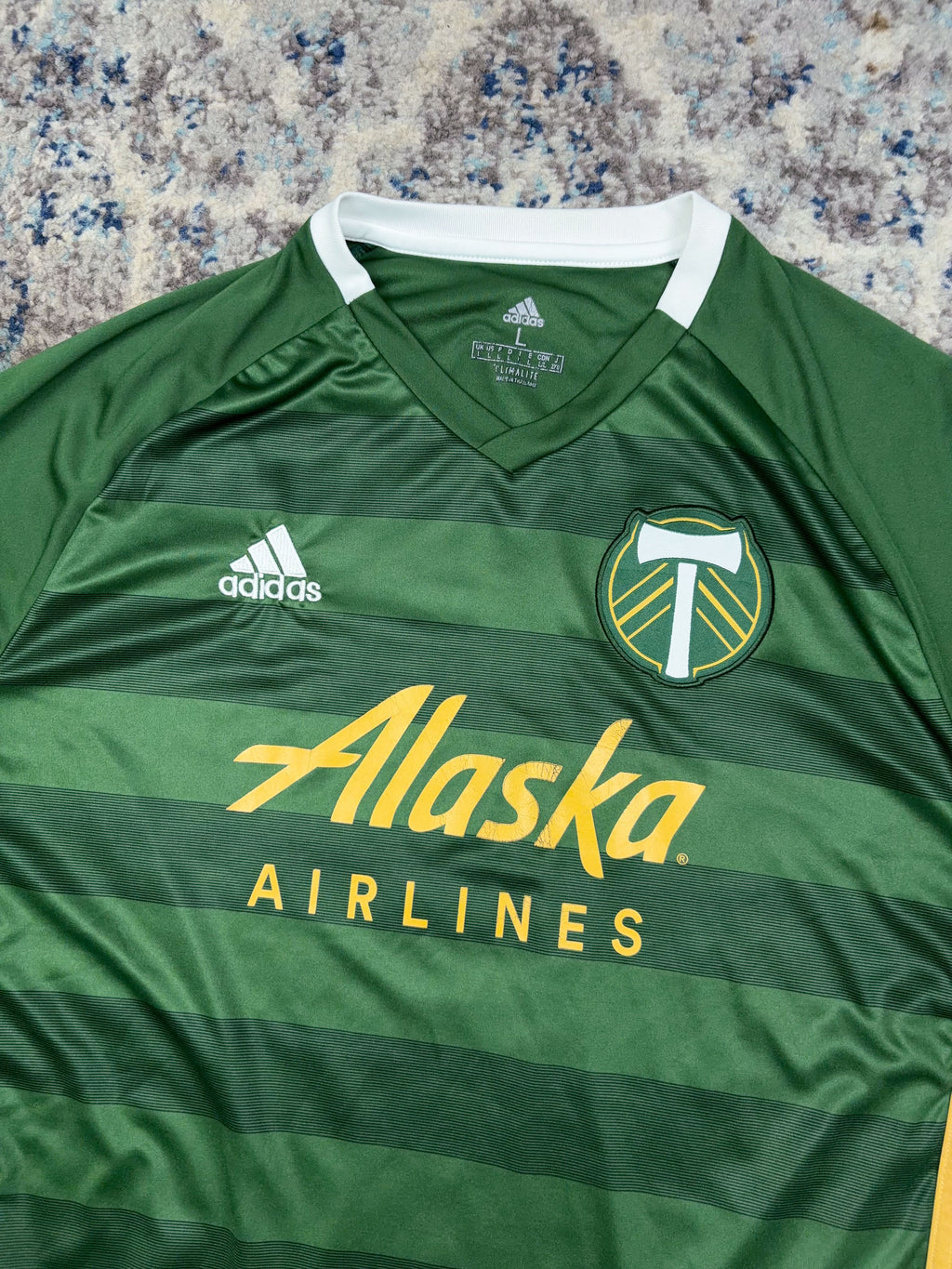Vintage Portland Timbers Adidas Home Soccer Jersey Size Large