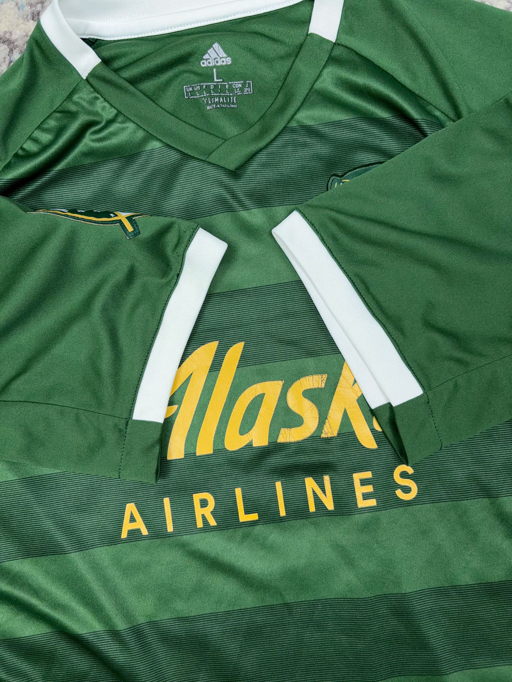 Vintage Portland Timbers Adidas Home Soccer Jersey Size Large