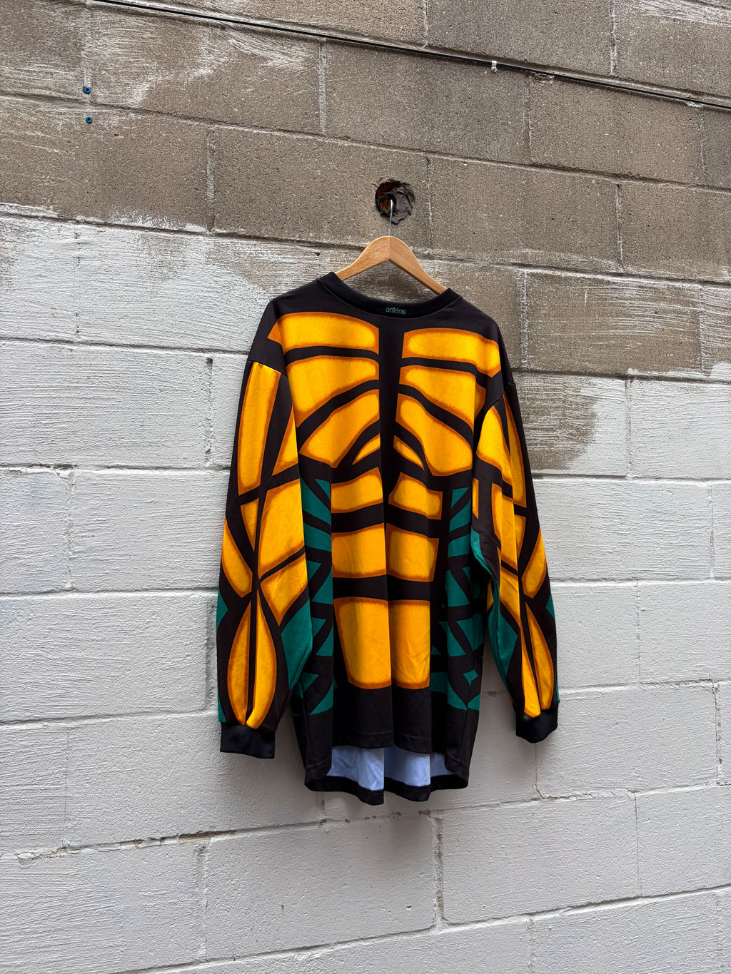 Vintage 90s Terminator Adidas Long Sleeve Goalkeeper Jersey Size XL