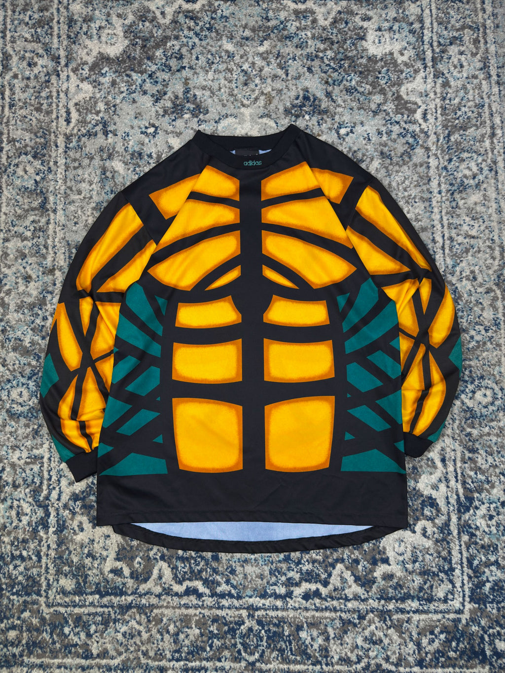 Vintage 90s Terminator Adidas Long Sleeve Goalkeeper Jersey Size XL