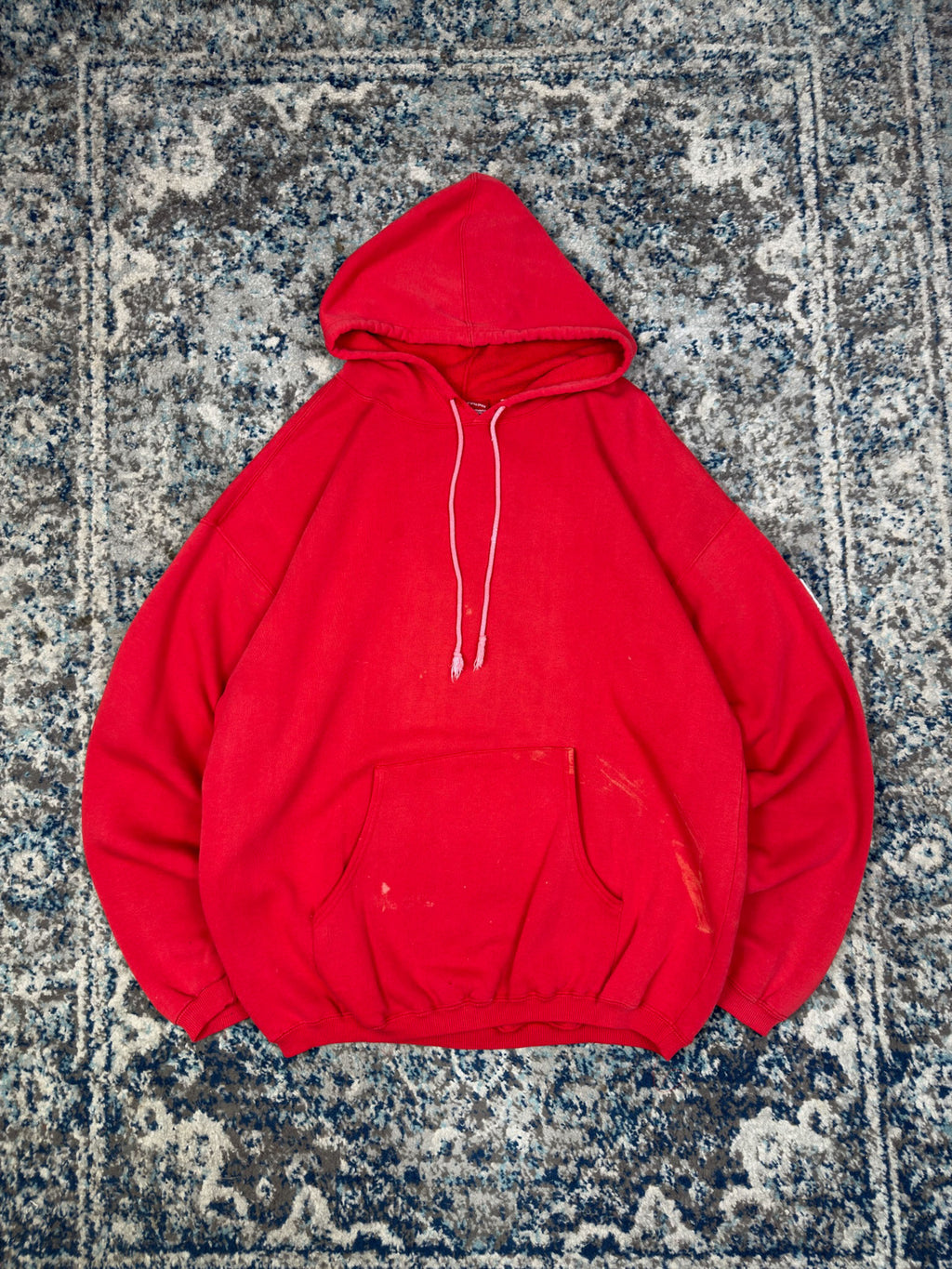 Vintage 90s Marlboro Country Store Blank Pullover Hooded Sweatshirt Size XL