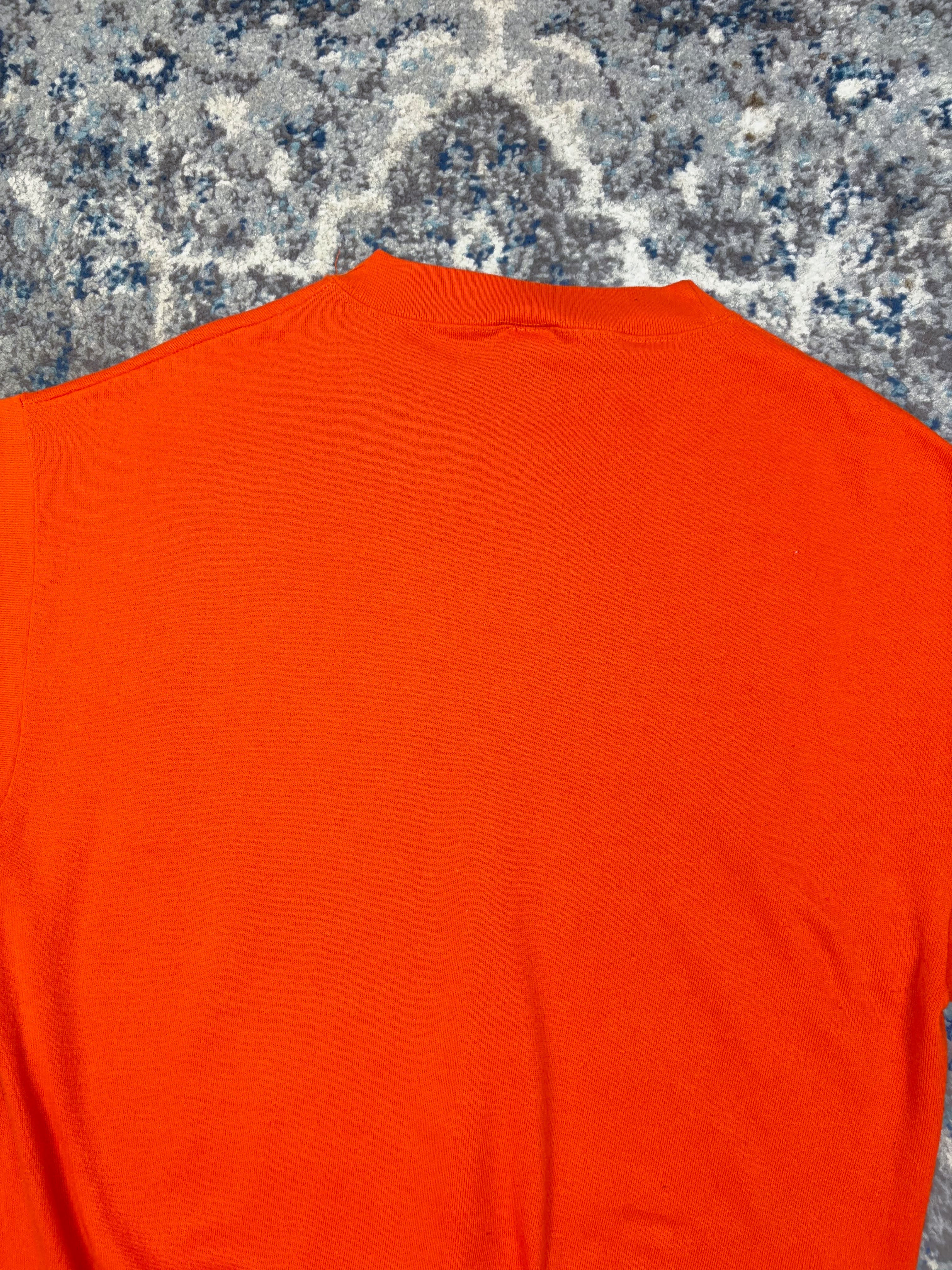 Vintage 1990 Syracuse Orangemen NCAA Helmet Graphic Sweatshirt Size XL