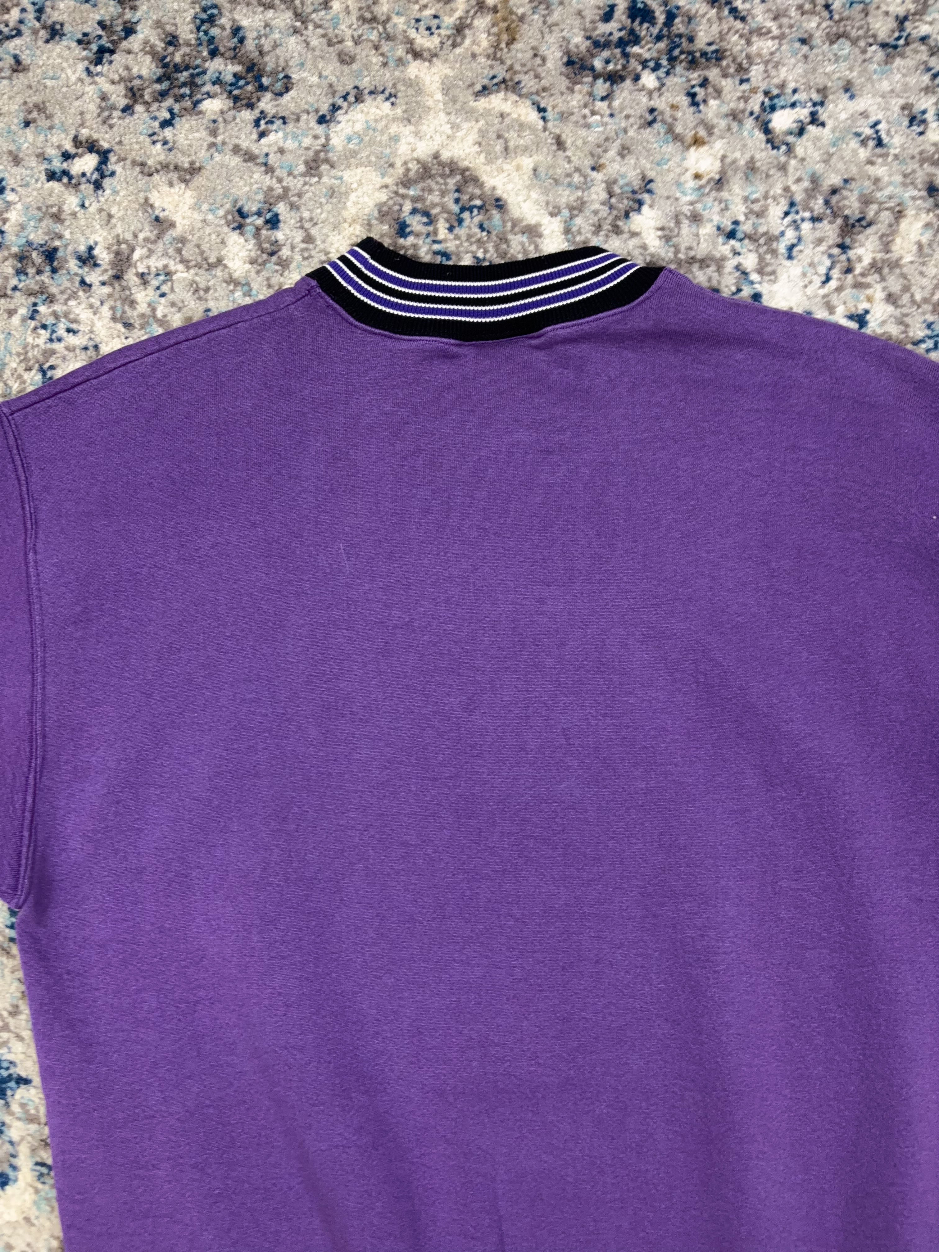 Vintage 90s Western Illinois Leathernecks NCAA Arc Spellout Crewneck Sweatshirt Size Large
