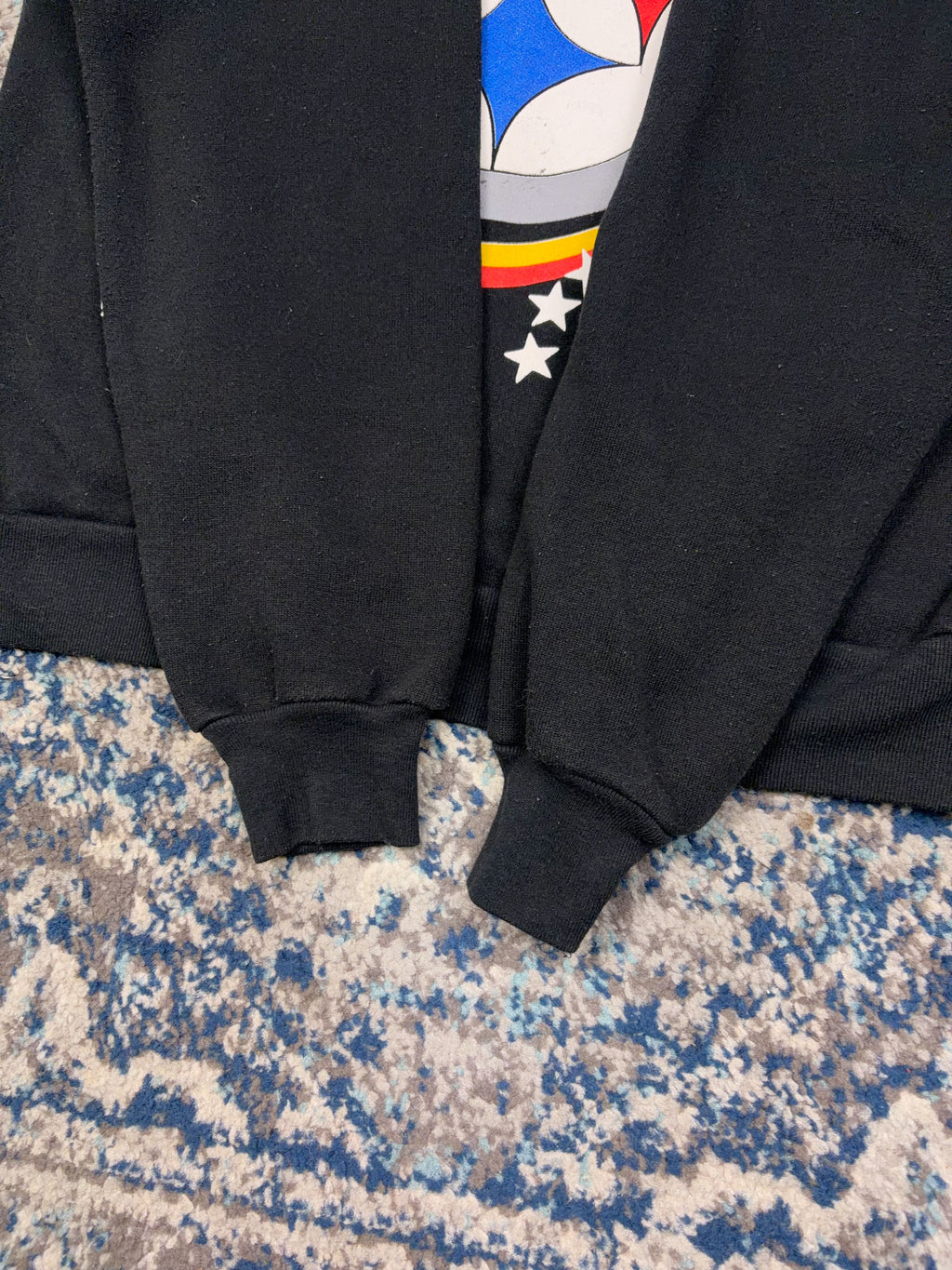 Vintage 1996 Pittsburgh Steelers NFL Big Logo Spellout Graphic Sweatshirt Size Medium