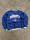Vintage Dallas Cowboys NFL Embroidered Spellout Crewneck Sweatshirt Size Medium