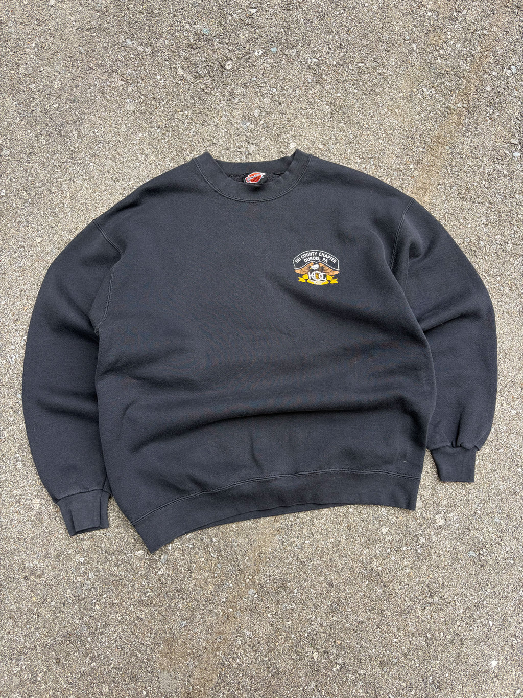 Vintage Harley Davidson Owners Group Eagle Graphic Spellout Sweatshirt Size Large