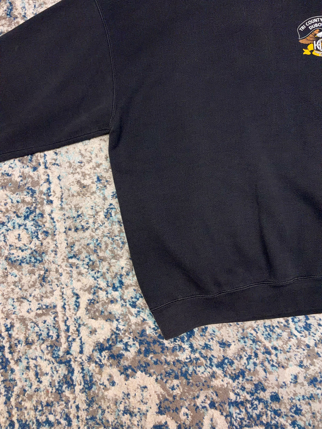 Vintage Harley Davidson Owners Group Eagle Graphic Spellout Sweatshirt Size Large