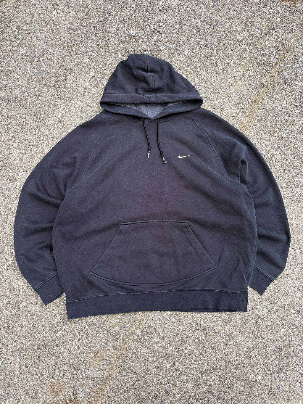 Vintage Nike Embroidered Mini Swoosh Pullover Hooded Sweatshirt Size XL