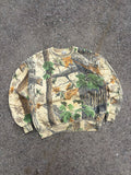 Vintage 90s Jerseys Outdoors Realtree Timber Camo Hunting Sweatshirt Size XL