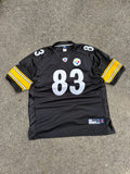 Vintage Heath Miller #83 Pittsburgh Steelers NFL Reebok Jersey Size 2XL