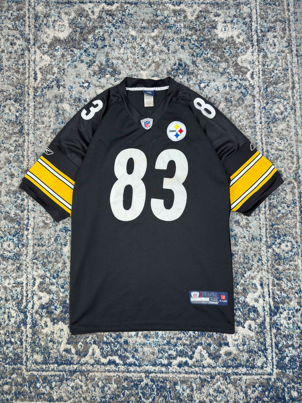 Vintage Heath Miller #83 Pittsburgh Steelers NFL Reebok Jersey Size 2XL