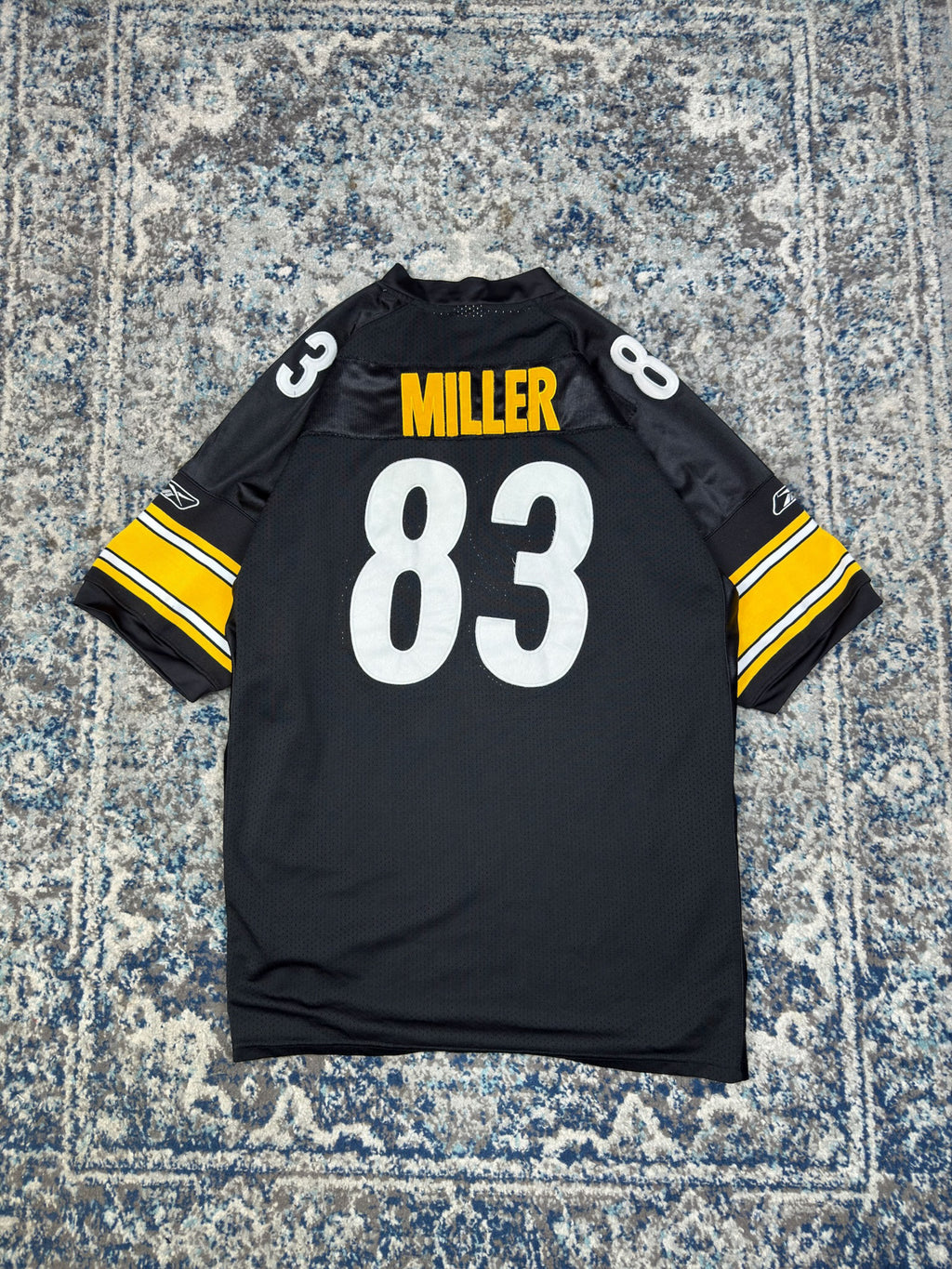 Vintage Heath Miller #83 Pittsburgh Steelers NFL Reebok Jersey Size 2XL