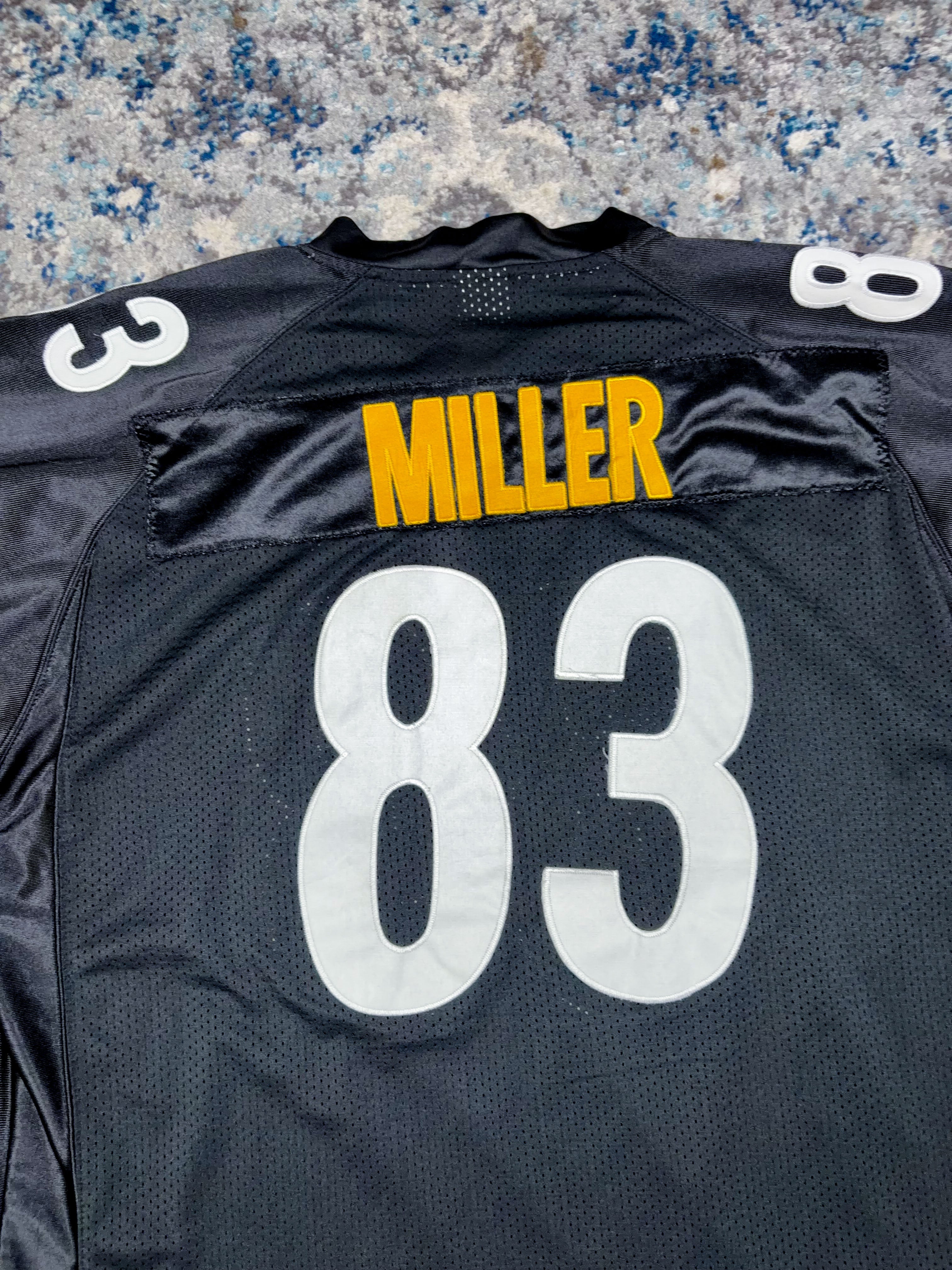 Vintage Heath Miller #83 Pittsburgh Steelers NFL Reebok Jersey Size 2XL