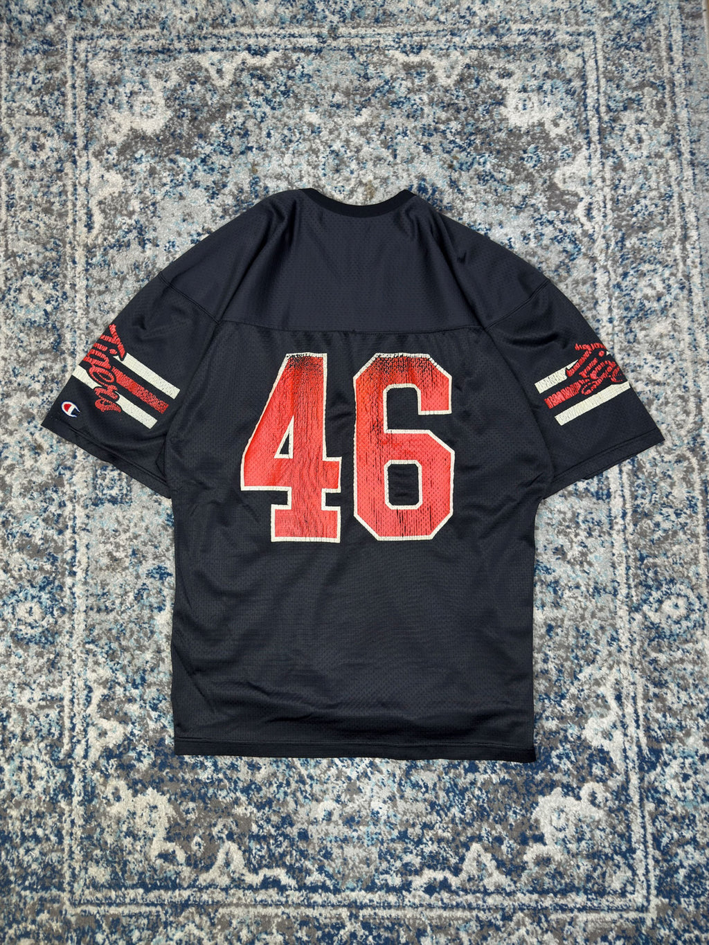 Vintage 90s Evander Tigers NCAA Champion Football Jersey Size Large