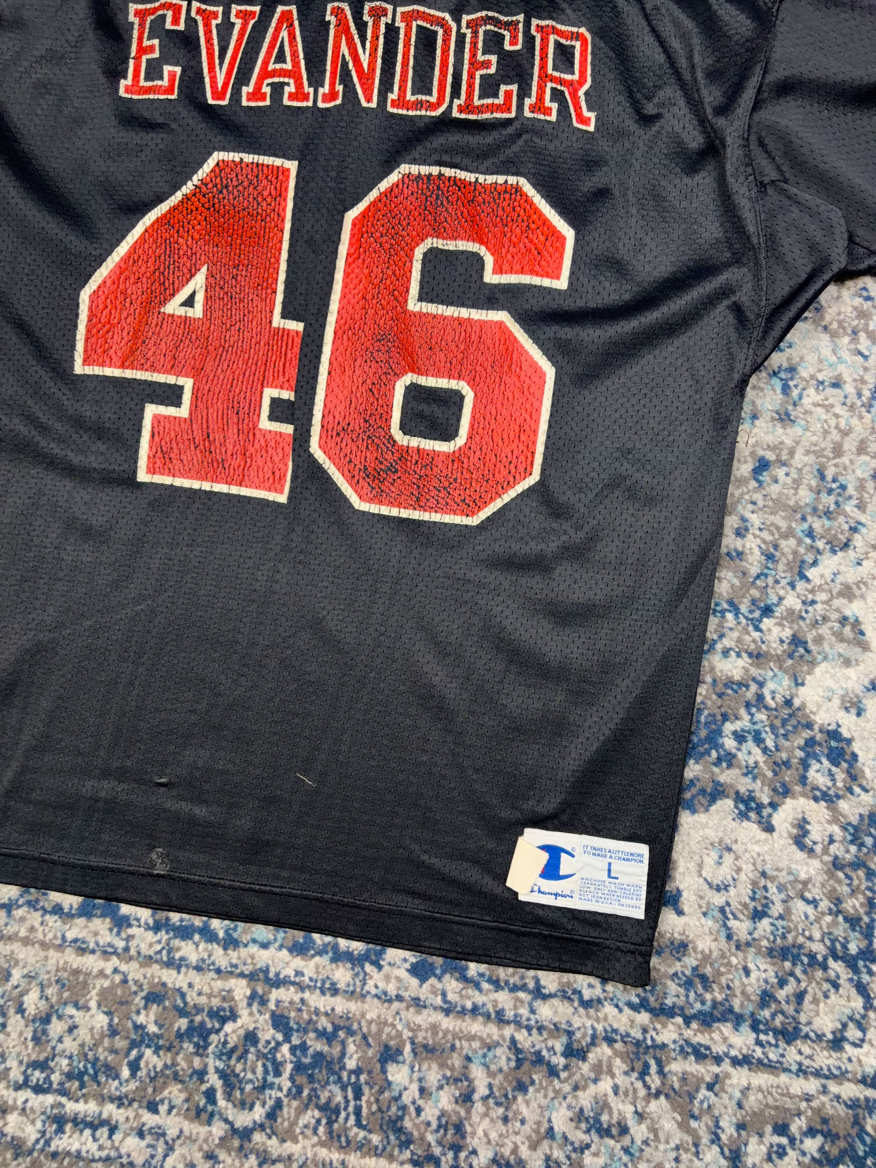 Vintage 90s Evander Tigers NCAA Champion Football Jersey Size Large