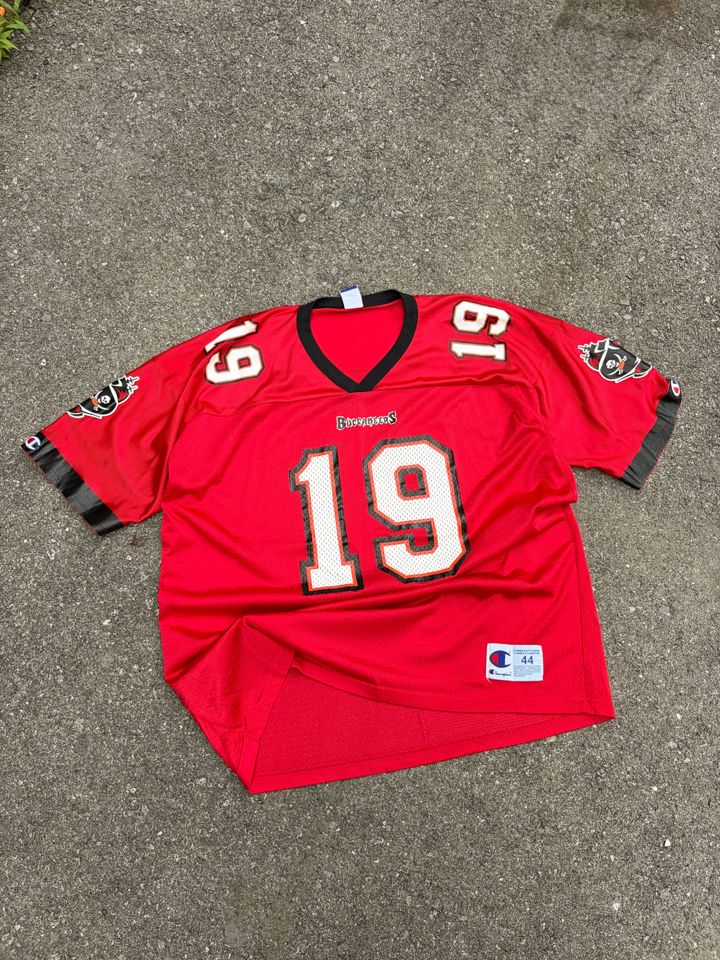 Vintage Keyshawn Jordan #19 Tampa Bay Buccaneers NFL Champion Jersey Size Large