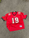 Vintage Keyshawn Jordan #19 Tampa Bay Buccaneers NFL Champion Jersey Size Large