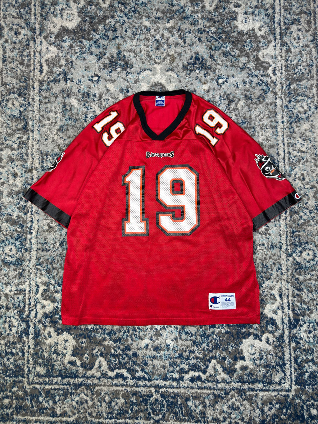Vintage Keyshawn Jordan #19 Tampa Bay Buccaneers NFL Champion Jersey Size Large