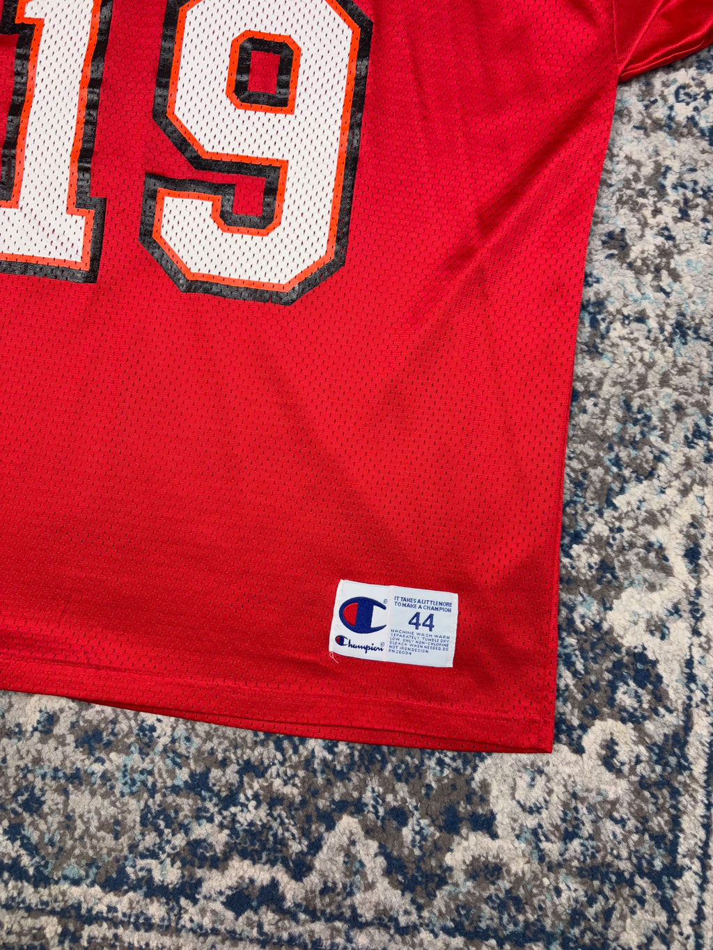 Vintage Keyshawn Jordan #19 Tampa Bay Buccaneers NFL Champion Jersey Size Large