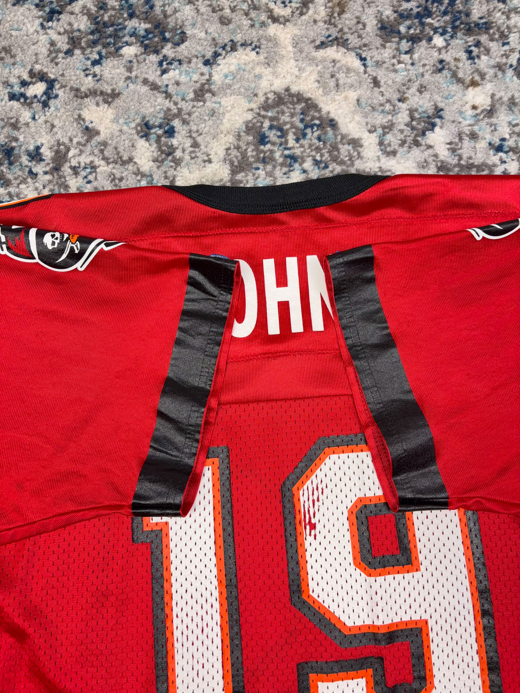 Vintage Keyshawn Jordan #19 Tampa Bay Buccaneers NFL Champion Jersey Size Large