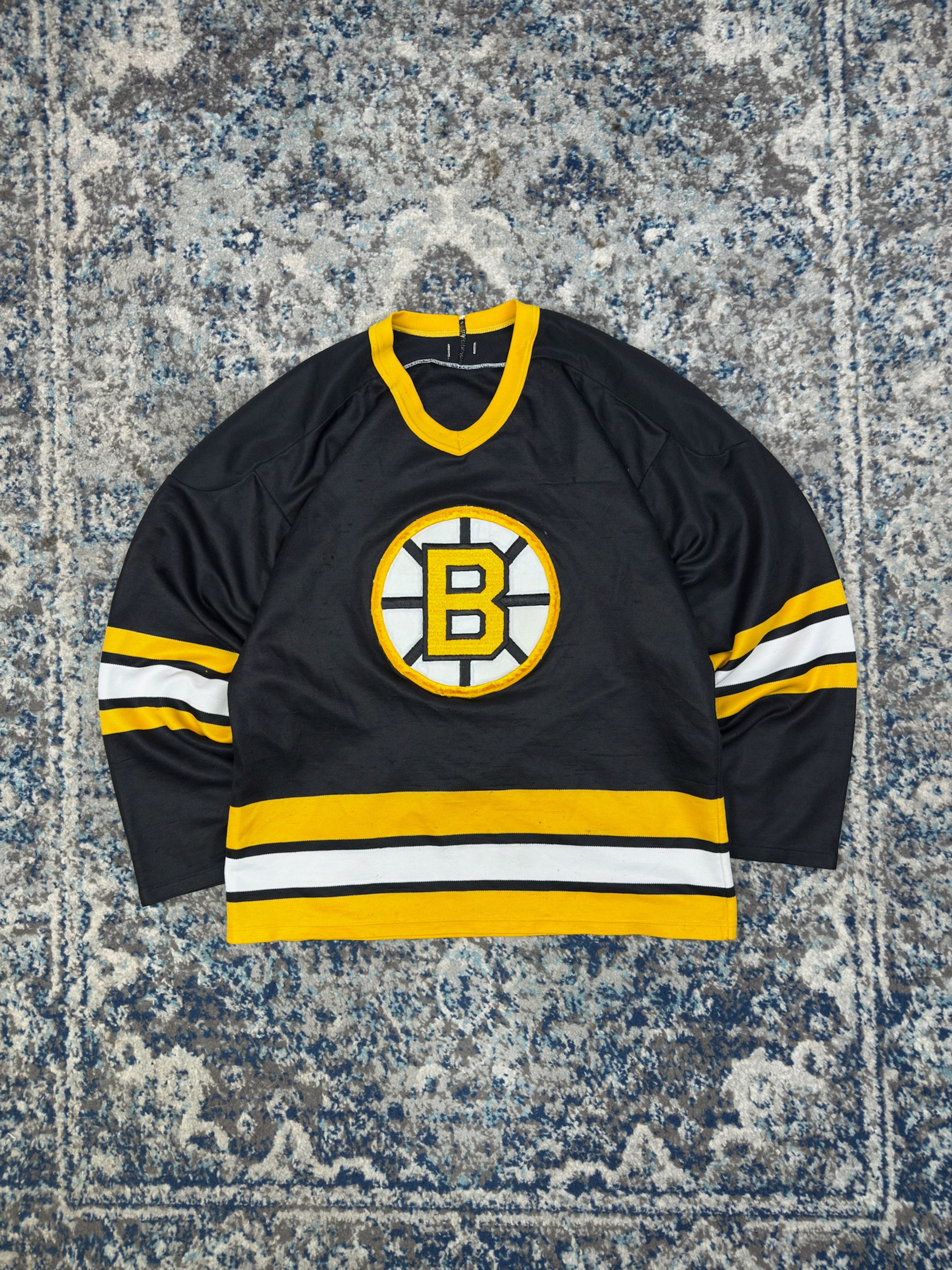 Vintage 90s Boston Bruins NHL Home Hockey Jersey Size Medium