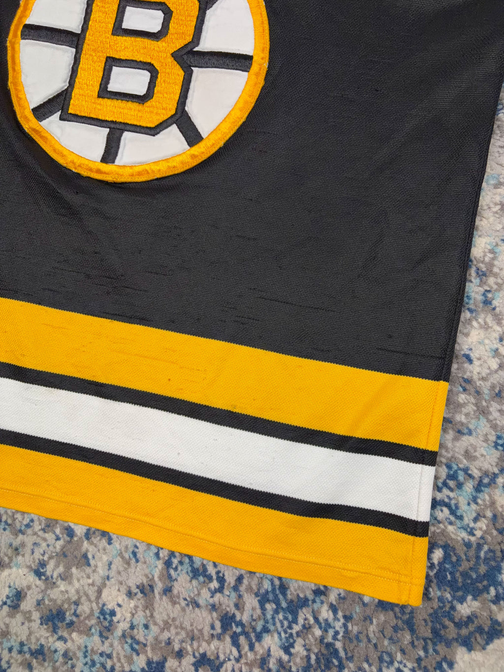 Vintage 90s Boston Bruins NHL Home Hockey Jersey Size Medium