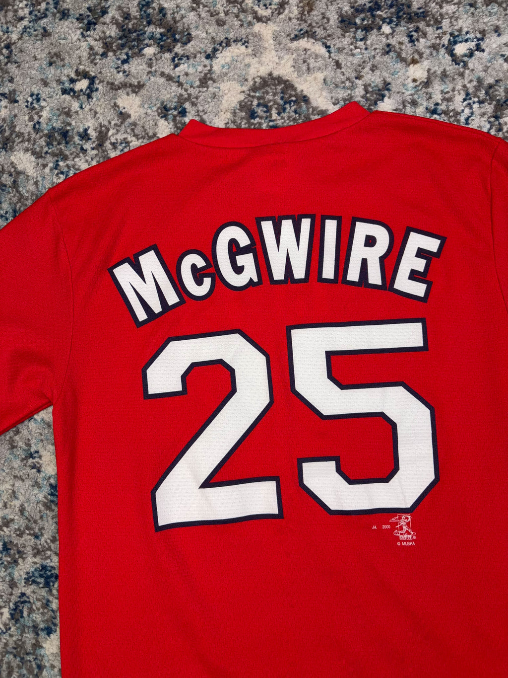 Vintage 2000 Mark McGwire #25 St. Louis Cardinals MLB Baseball Jersey Size Medium