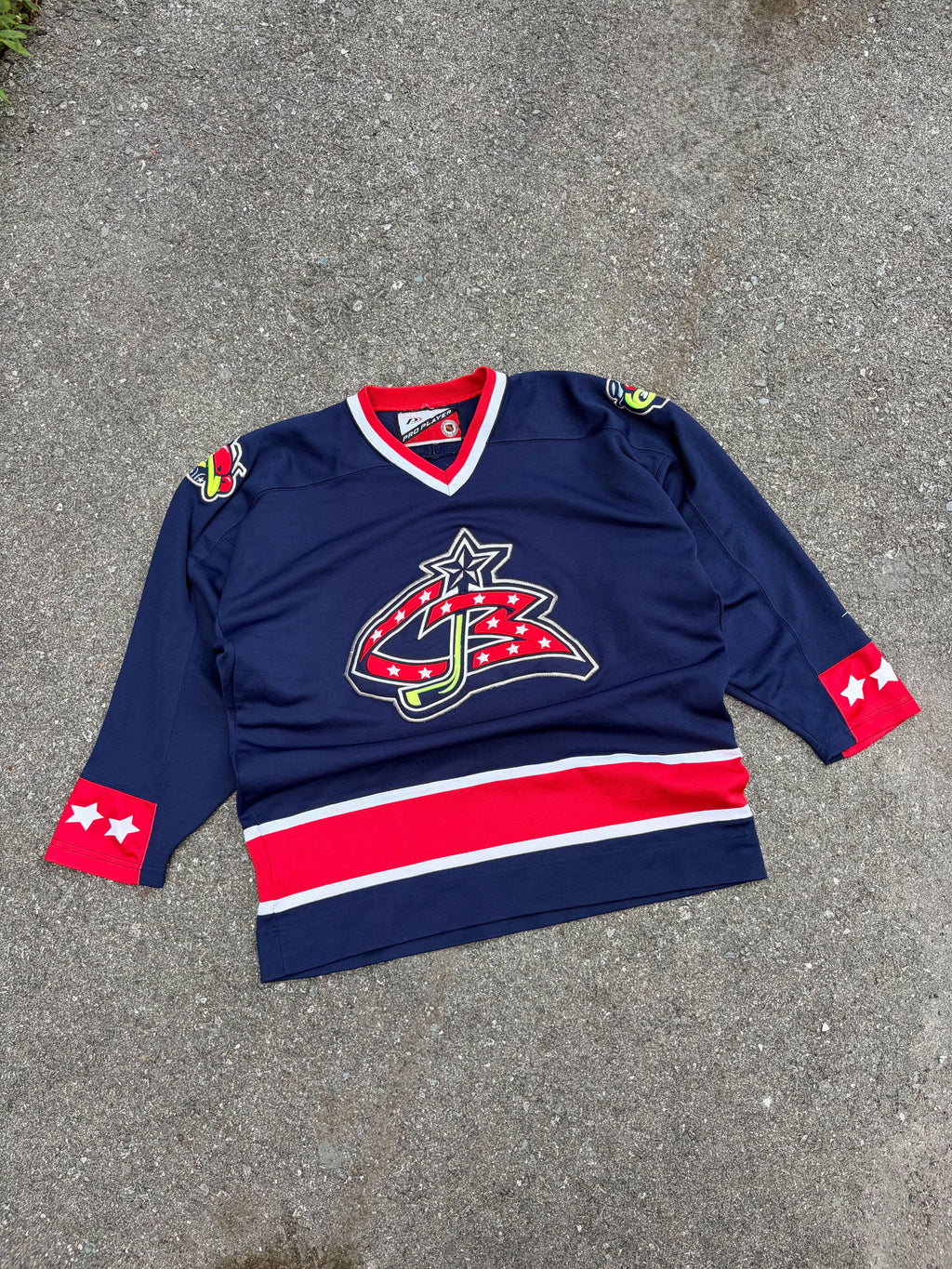 Vintage 99-00s Columbus Blue Jackets NHL Hockey Jersey Size XL