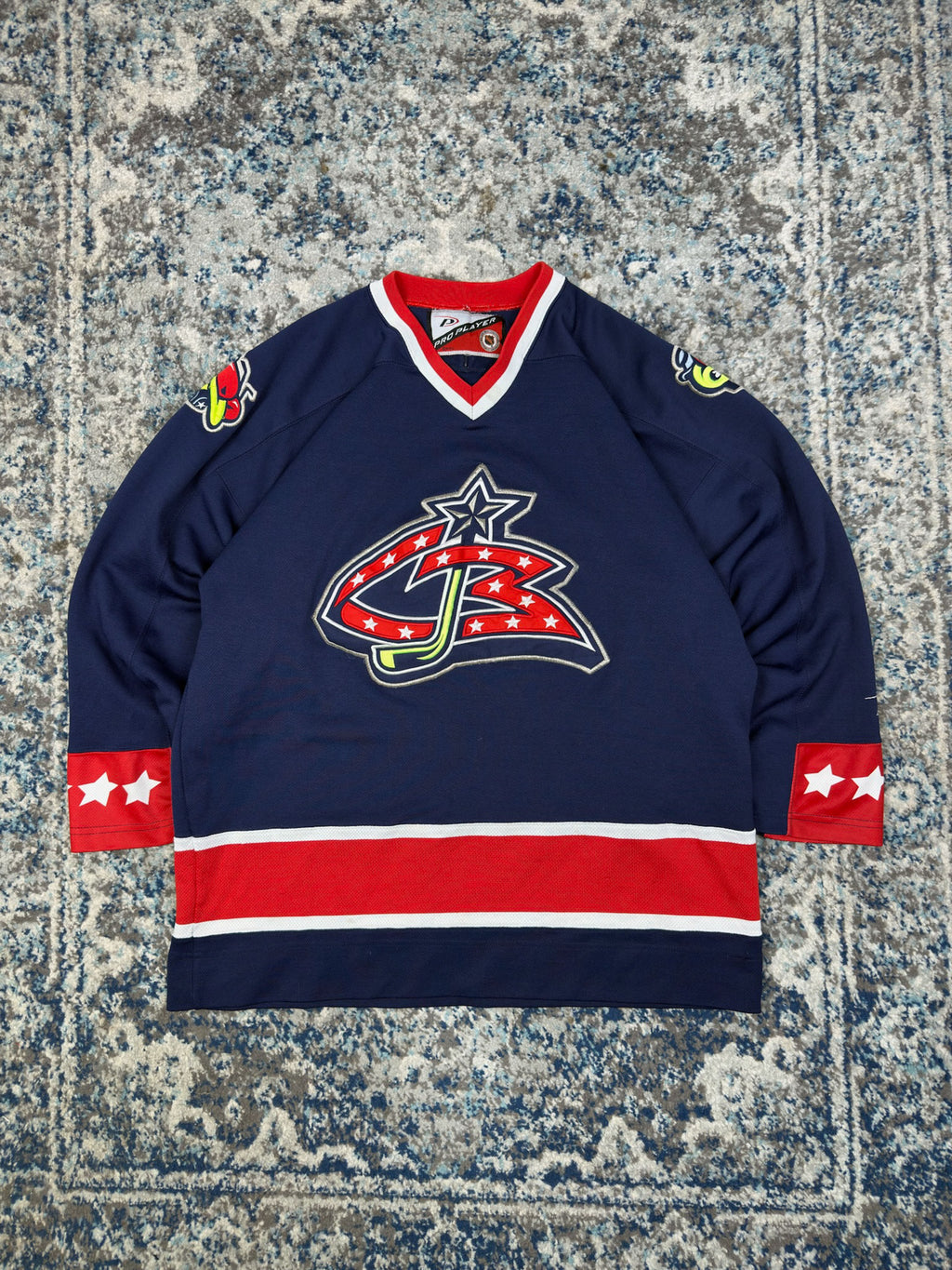 Vintage 99-00s Columbus Blue Jackets NHL Hockey Jersey Size XL