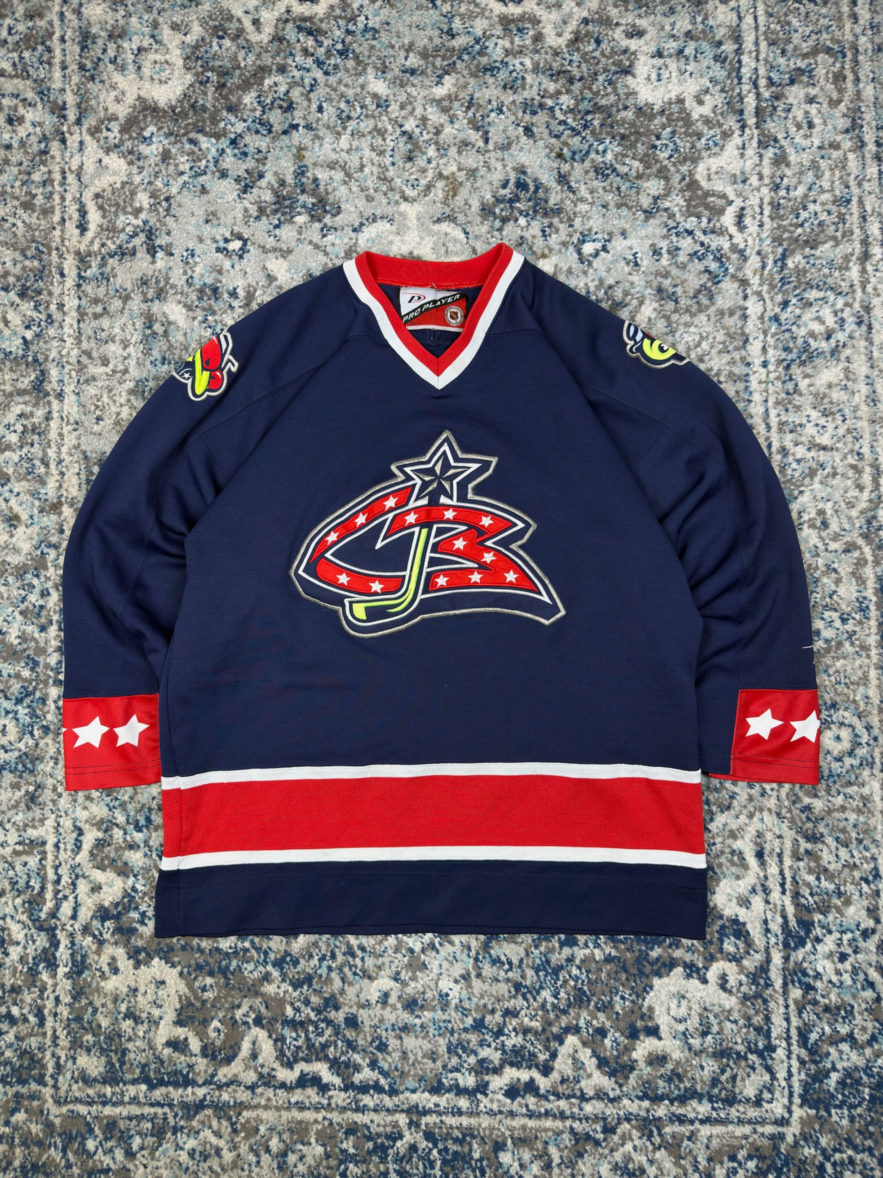 Vintage 99-00s Columbus Blue Jackets NHL Hockey Jersey Size XL