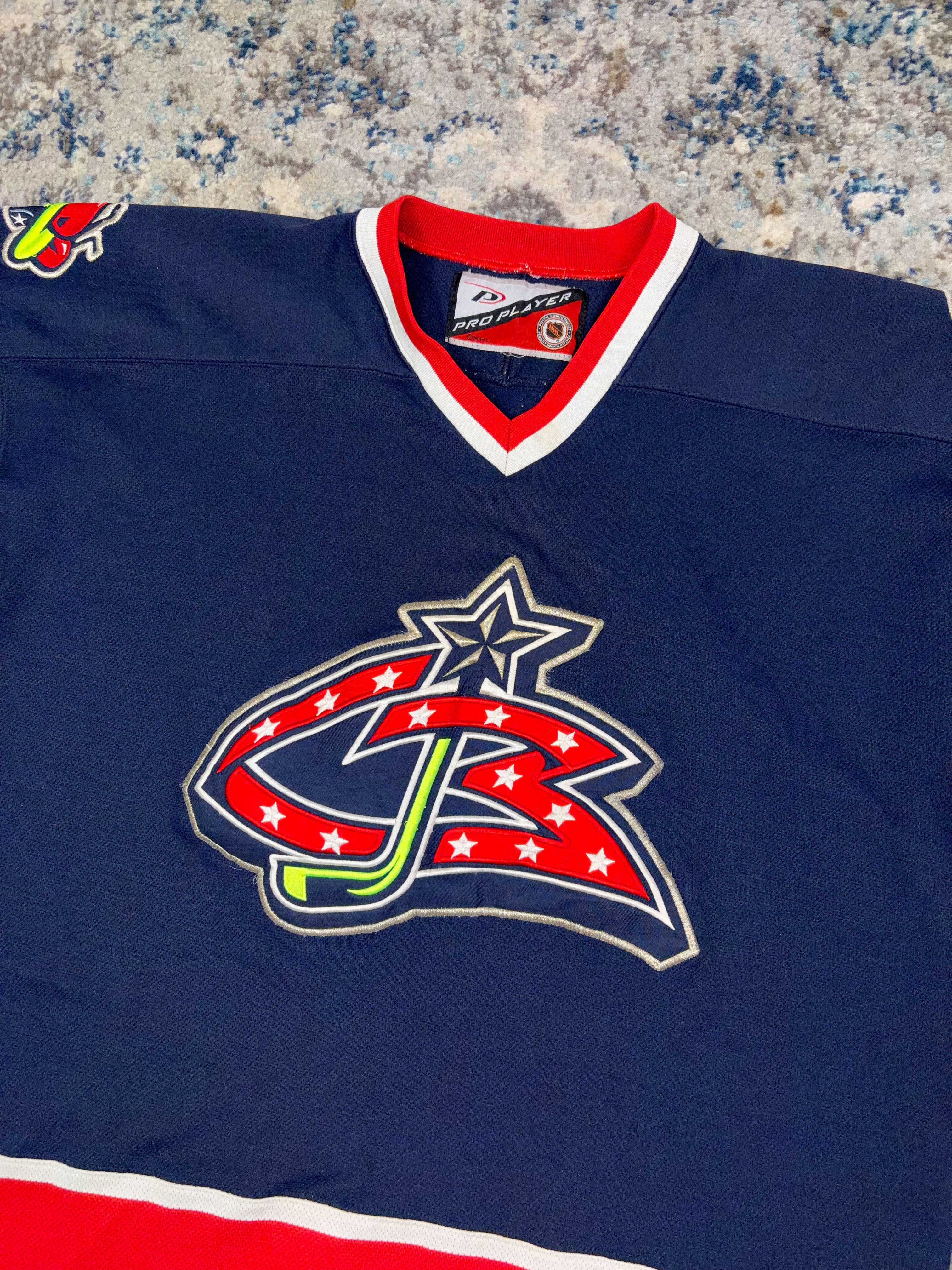 Vintage 99-00s Columbus Blue Jackets NHL Hockey Jersey Size XL