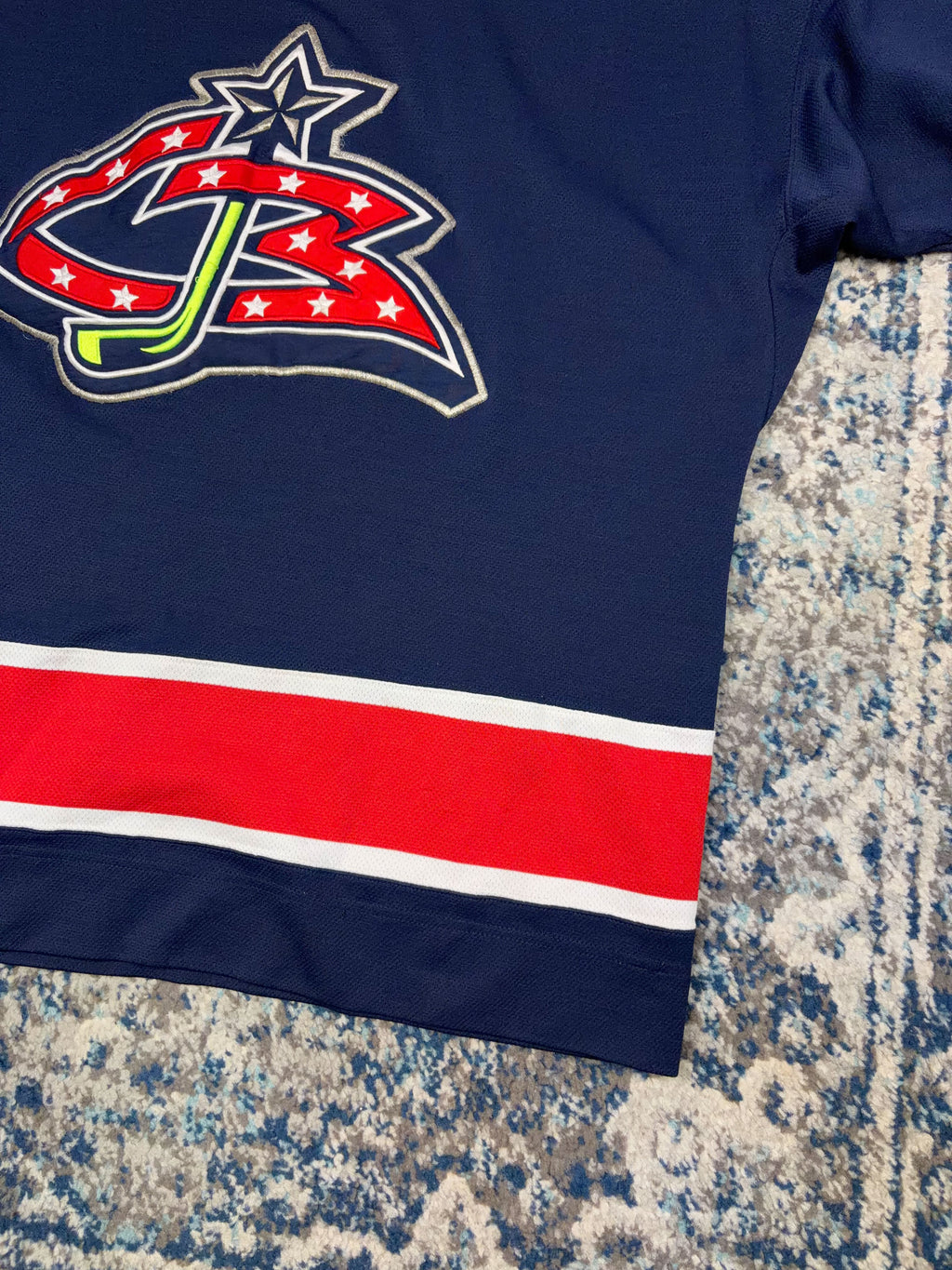 Vintage 99-00s Columbus Blue Jackets NHL Hockey Jersey Size XL