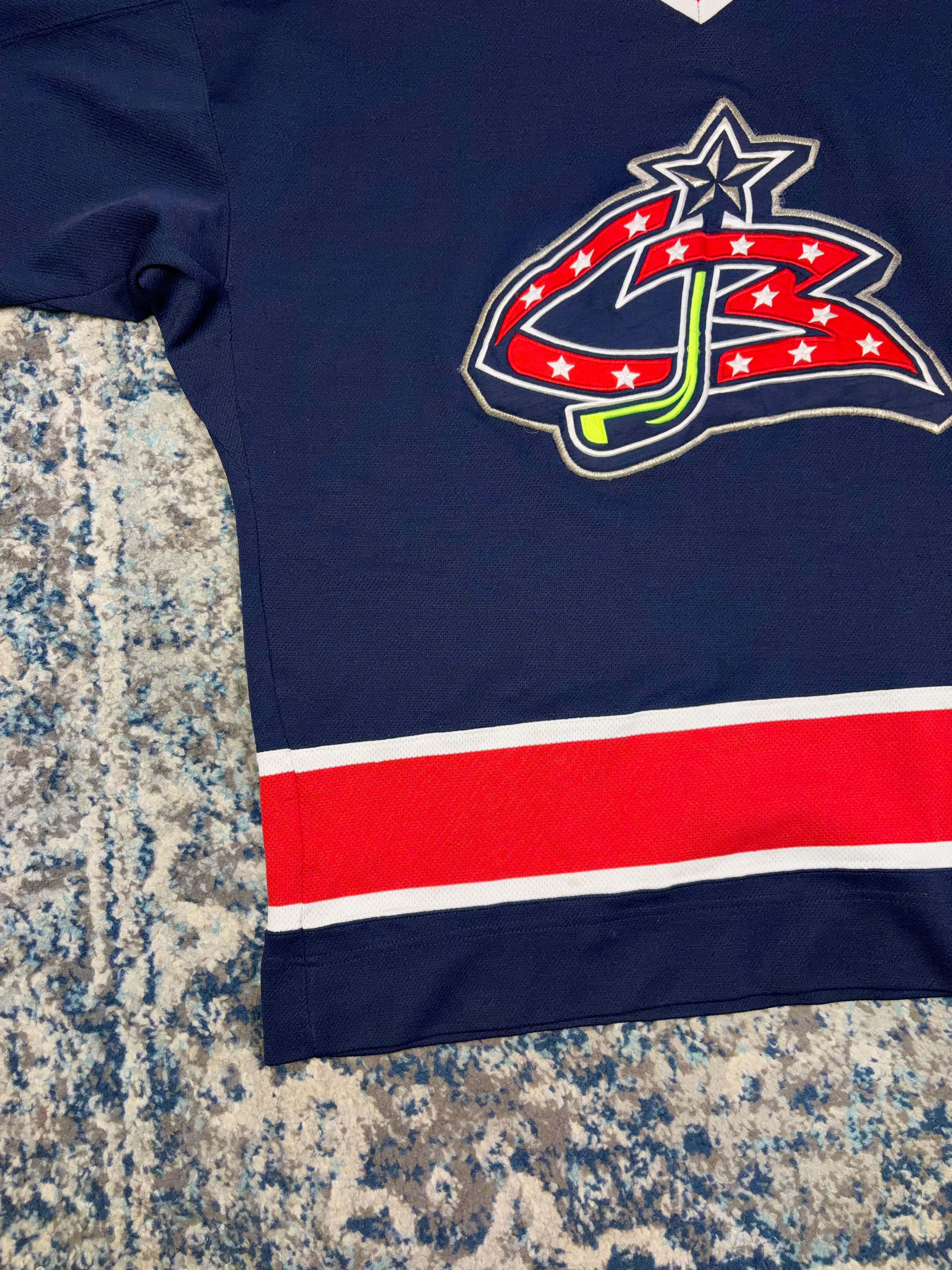 Vintage 99-00s Columbus Blue Jackets NHL Hockey Jersey Size XL