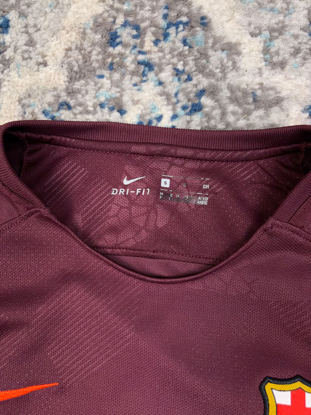 2017 FC Barcelona Nike Third Soccer Jersey Size Small
